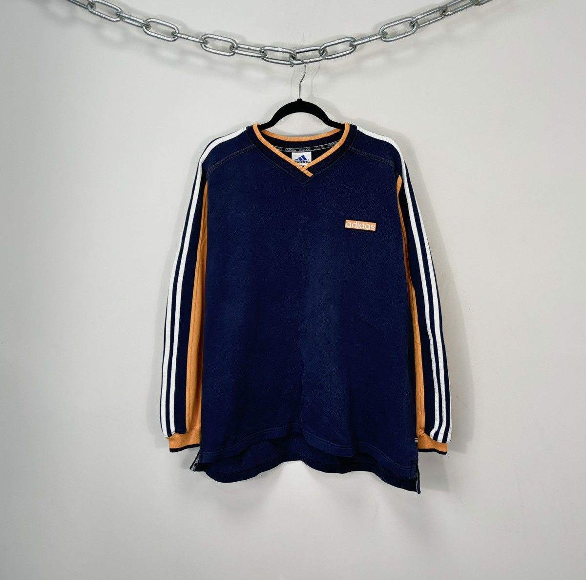 Adidas Vintage 90s Adidas Y2K Logo Retro Hype Sweatshirt Size US XL / EU 56 / 4 - 1 Thumbnail