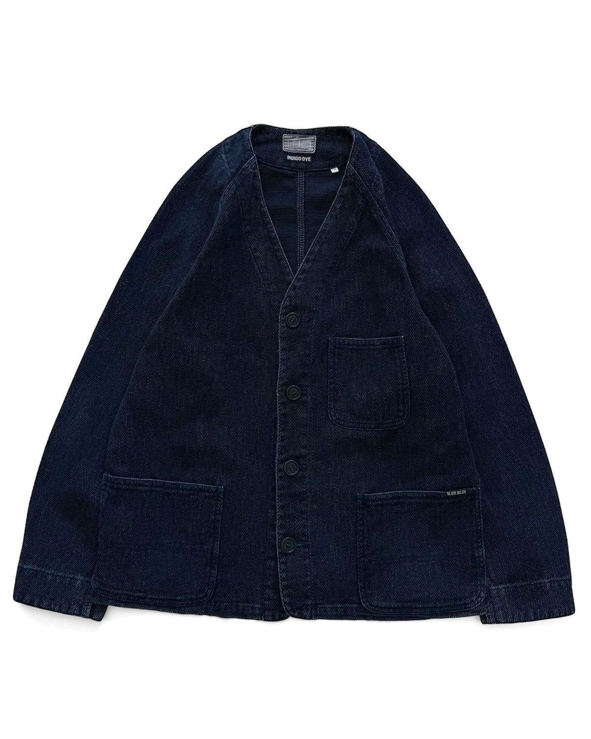 Blue Blue Japan BLUE BLUE INDIGO CHORE JACKET Size US L / EU 52-54 / 3 - 2 Thumbnail