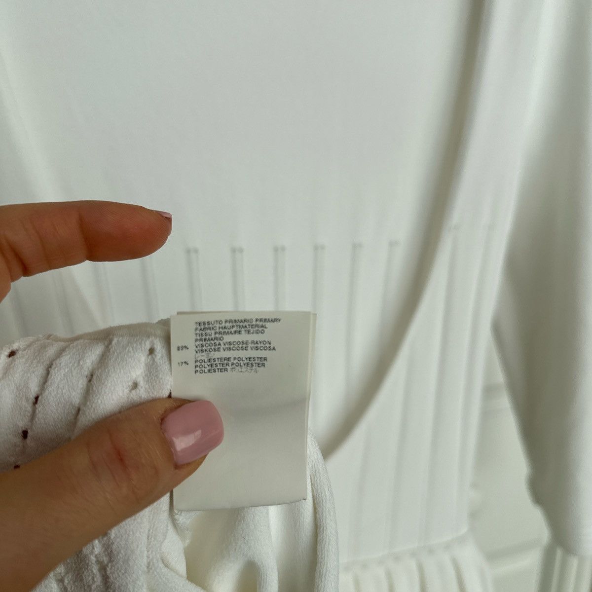 Dsquared2 Dsquared2 White Knit Open Back Dress – Made in Italy Size S / US 4 / IT 40 - 14 Thumbnail