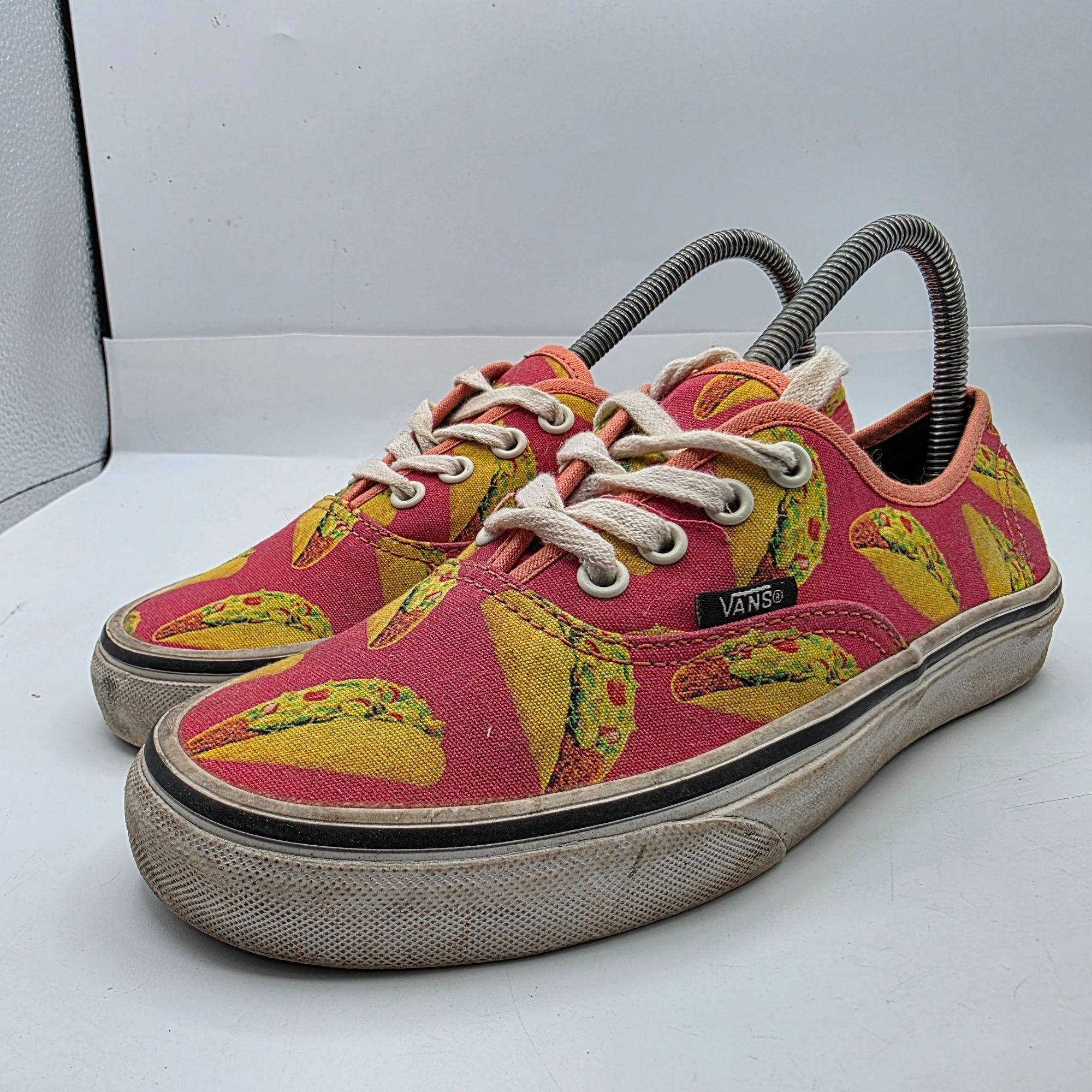 Vans Vans Authentic Late Night Tacos Womens Size 7.5 Red Casual S Size US 7.5 / IT 37.5 - 4 Thumbnail