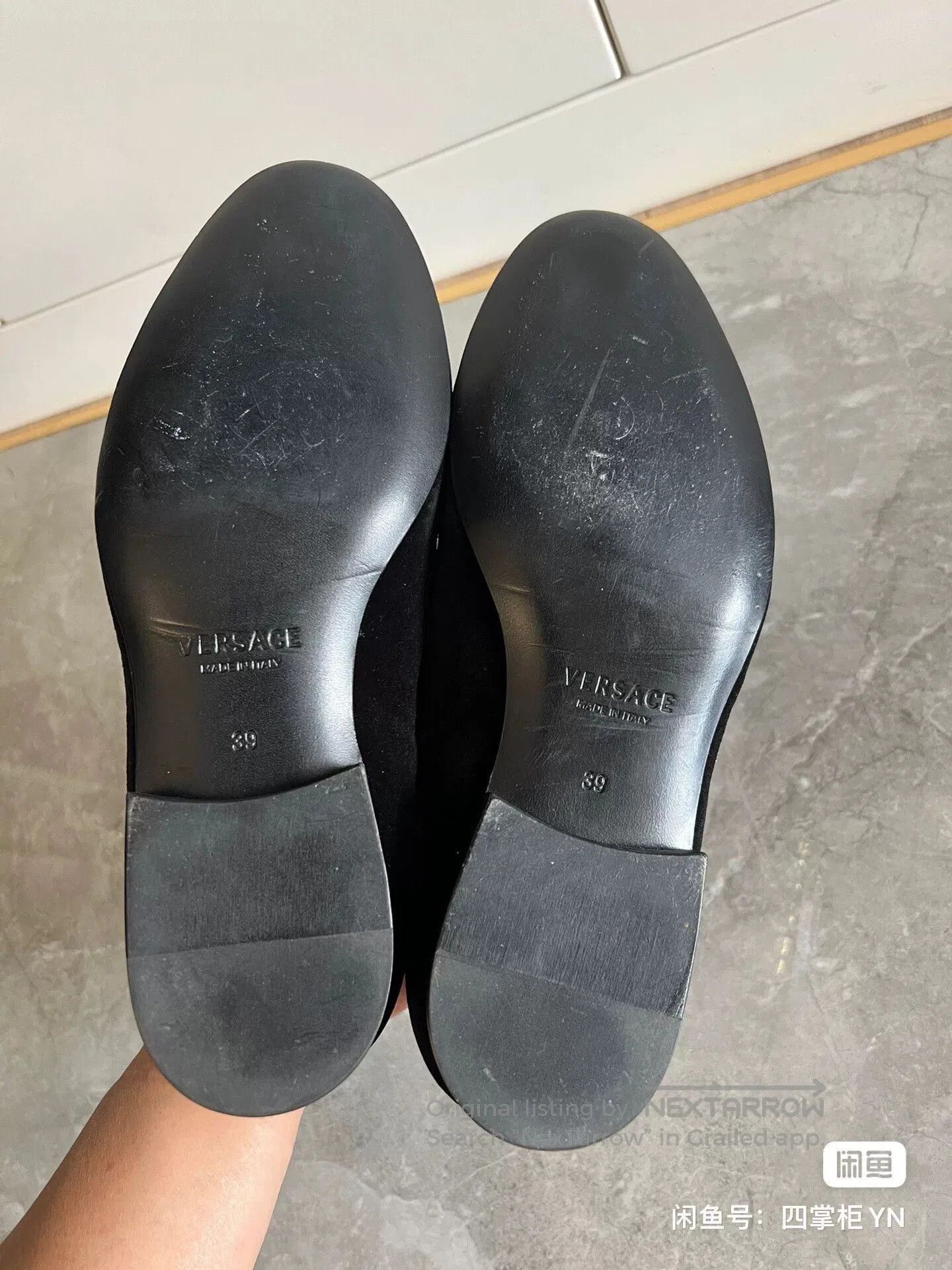 Versace Versace Runway Men's Gold Figure Shoes. Size US 6 / EU 39 - 6 Thumbnail