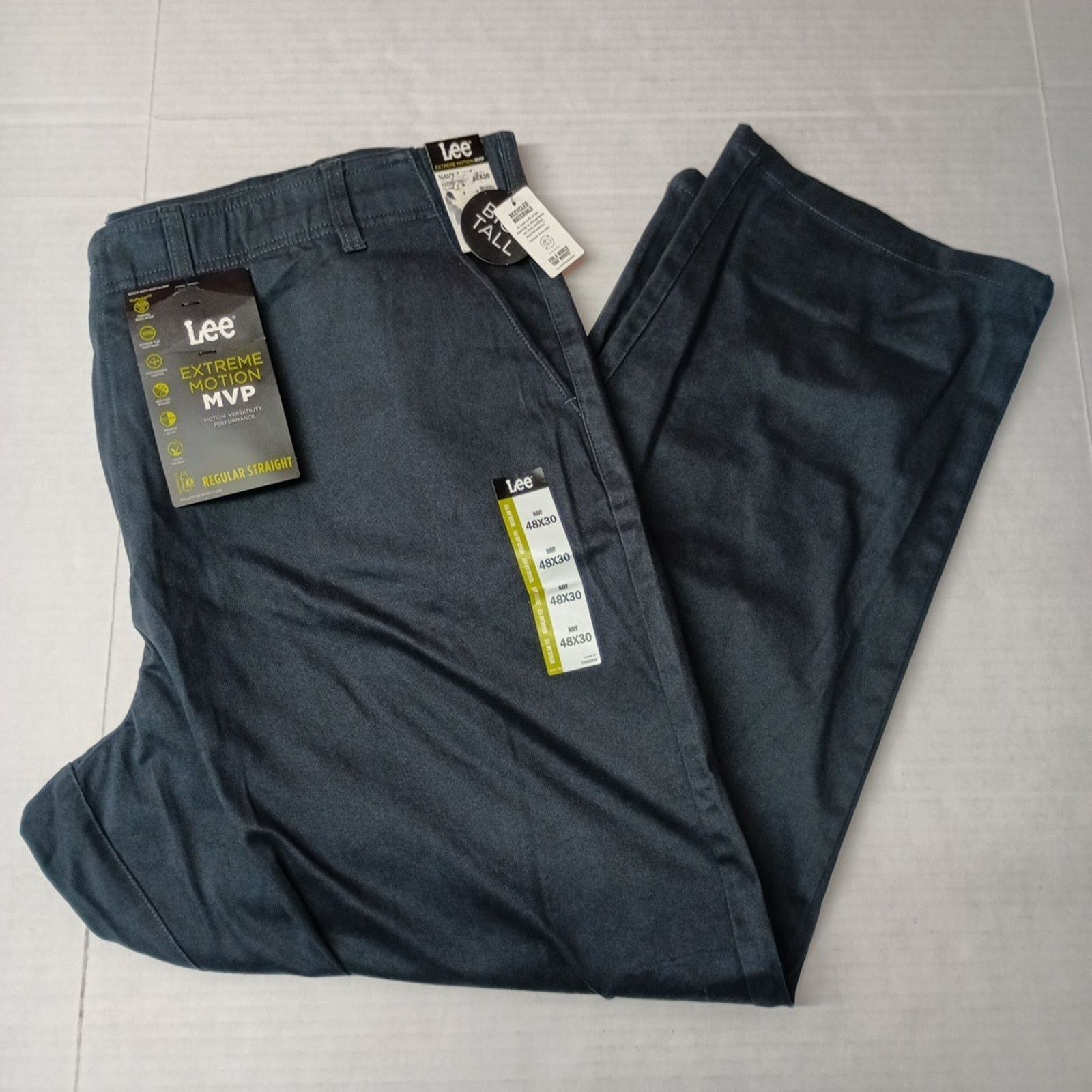 Lee Lee Extreme Motion MVP Pants Men's 48x30 Navy Blue Regular Size US 44 / EU 60 - 1 Thumbnail