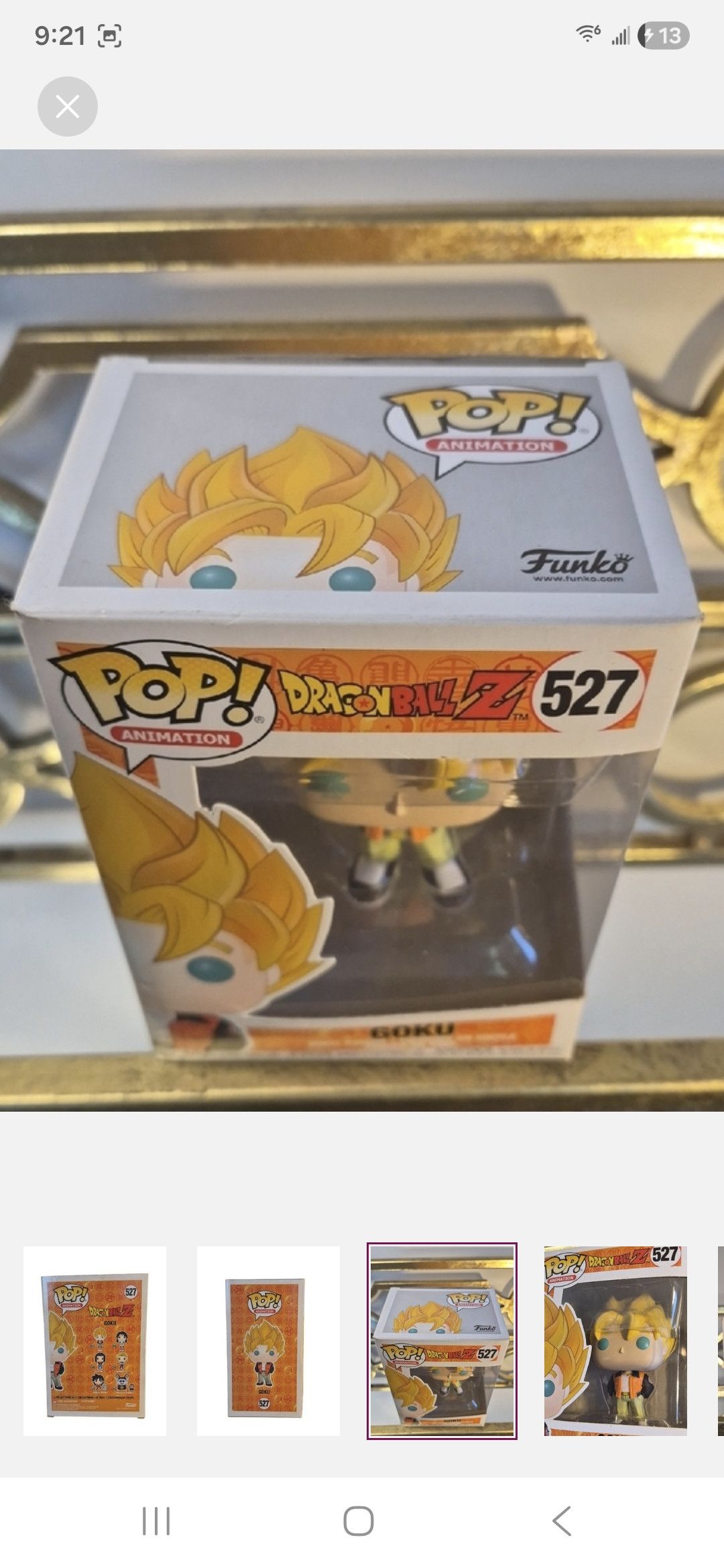 Other Funko × Dragon Ball Z Goku Funko Vinyl Figure Size ONE SIZE - 5 Thumbnail
