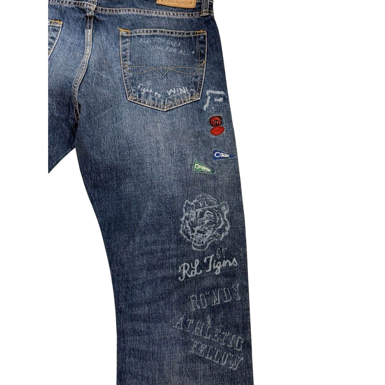 Ralph Lauren Polo Ralph Lauren Varick Slim Straight NY Loyalty Stadium Size US 33 - 9 Thumbnail