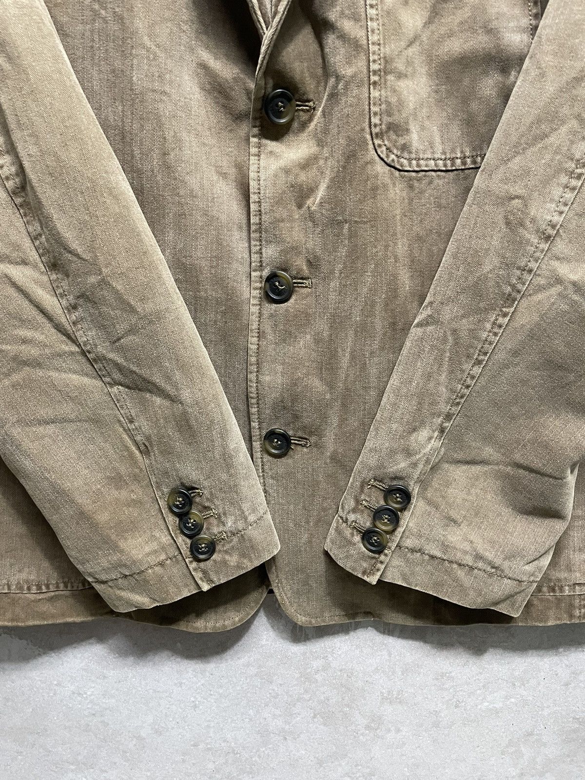 Burberry Vintage Burberry HBT Blazer Coat Size 48S - 8 Thumbnail