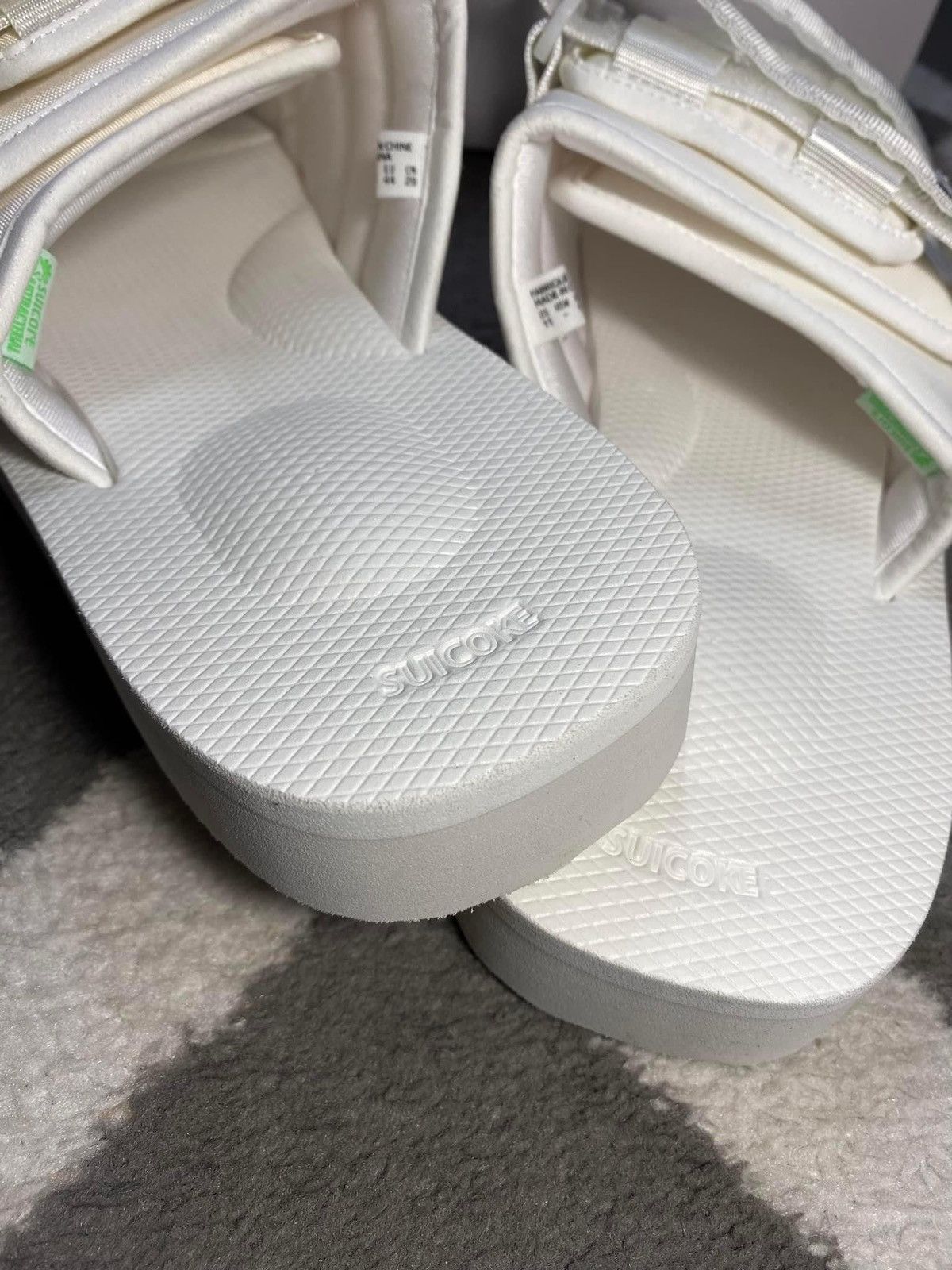 Designer × Japanese Brand × Suicoke Suicoke Moto Cab OG-056 White Slides Sandals Size US 6 / IT 36 - 10 Thumbnail