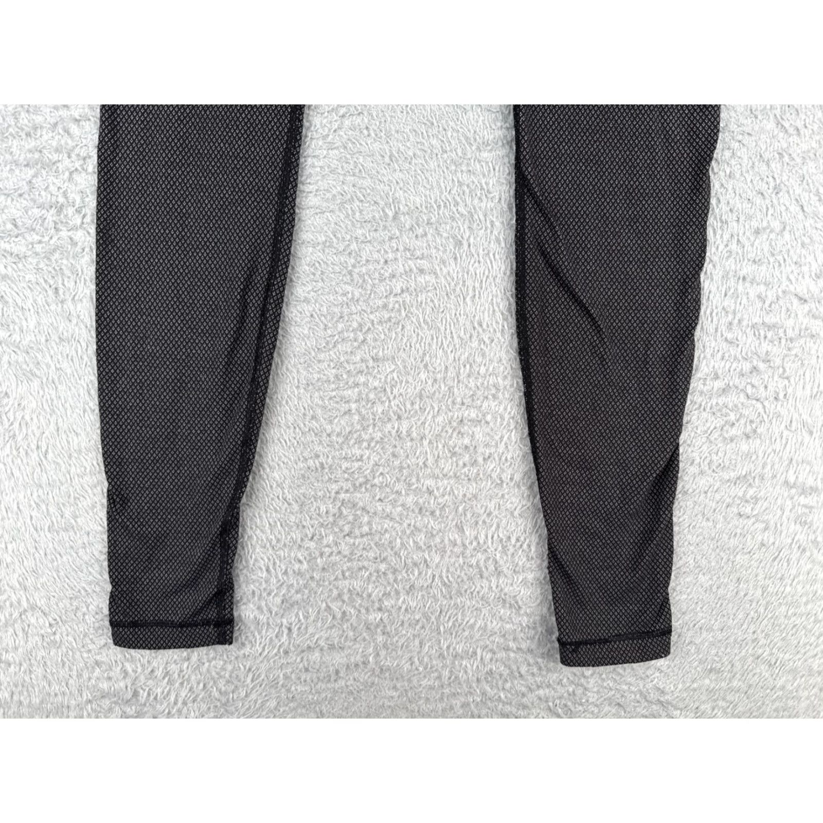 Lululemon Lululemon Wunder Under Pant Women 8 Gray Print Roll Down Diamond Dot Leggings Skinny Inseam 30 in Activewear Yoga Size 30" / US 8 / IT 44 - 2 Thumbnail