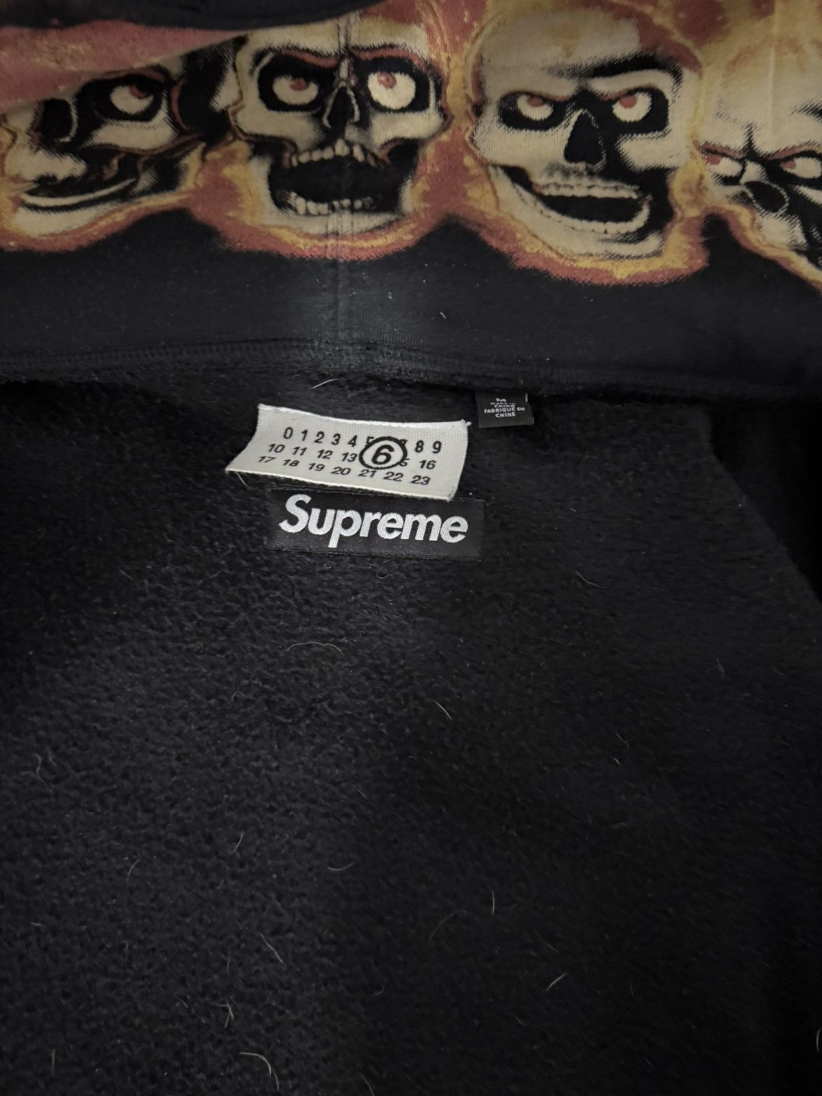 Supreme Supreme MM6 Maison Margiela zipup hoodie Size US M / EU 48-50 / 2 - 5 Thumbnail