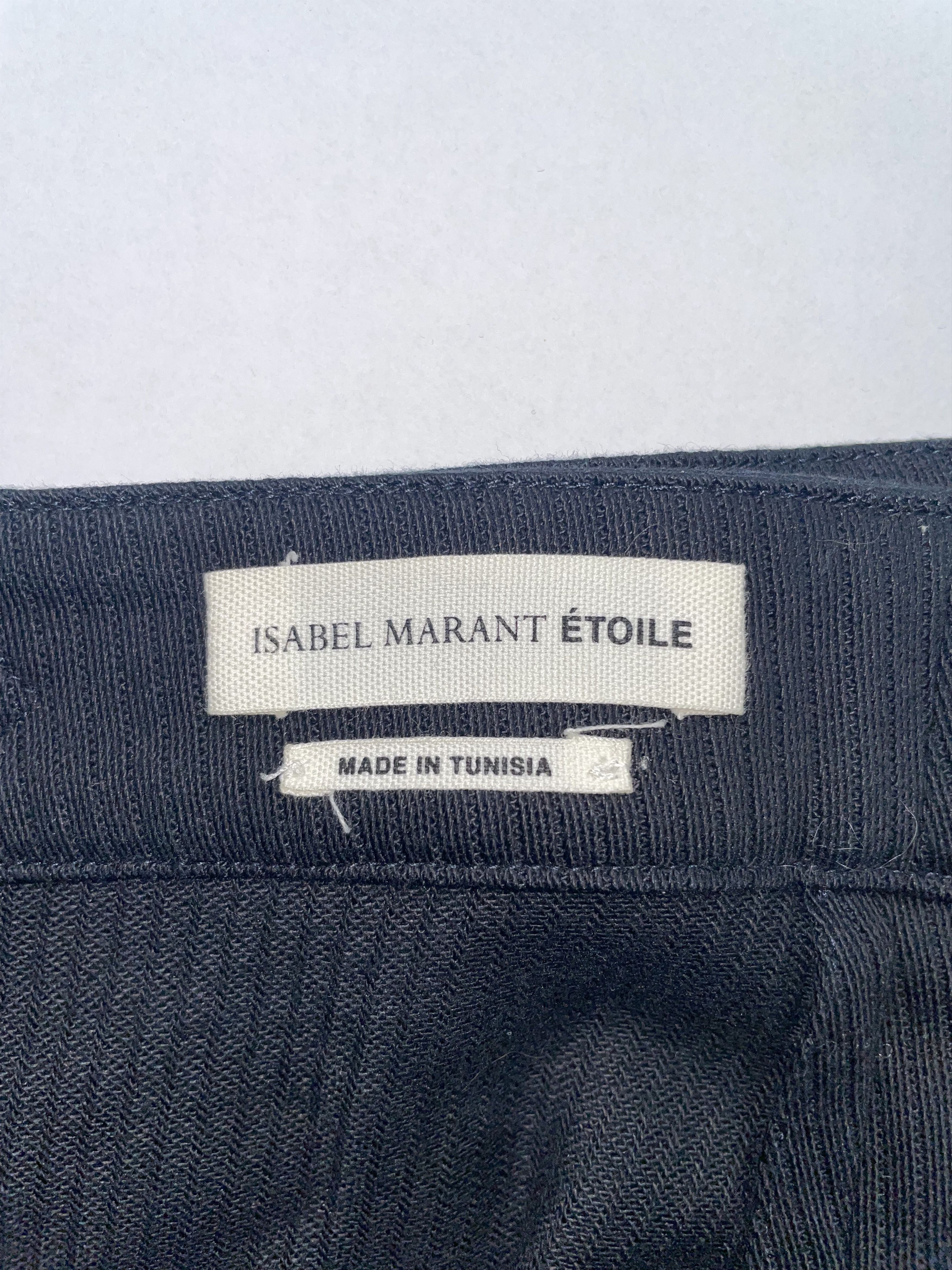 Isabel Marant Etoile Low Rise Mini Black Skirt Size 26" / US 2 / IT 38 - 3 Thumbnail