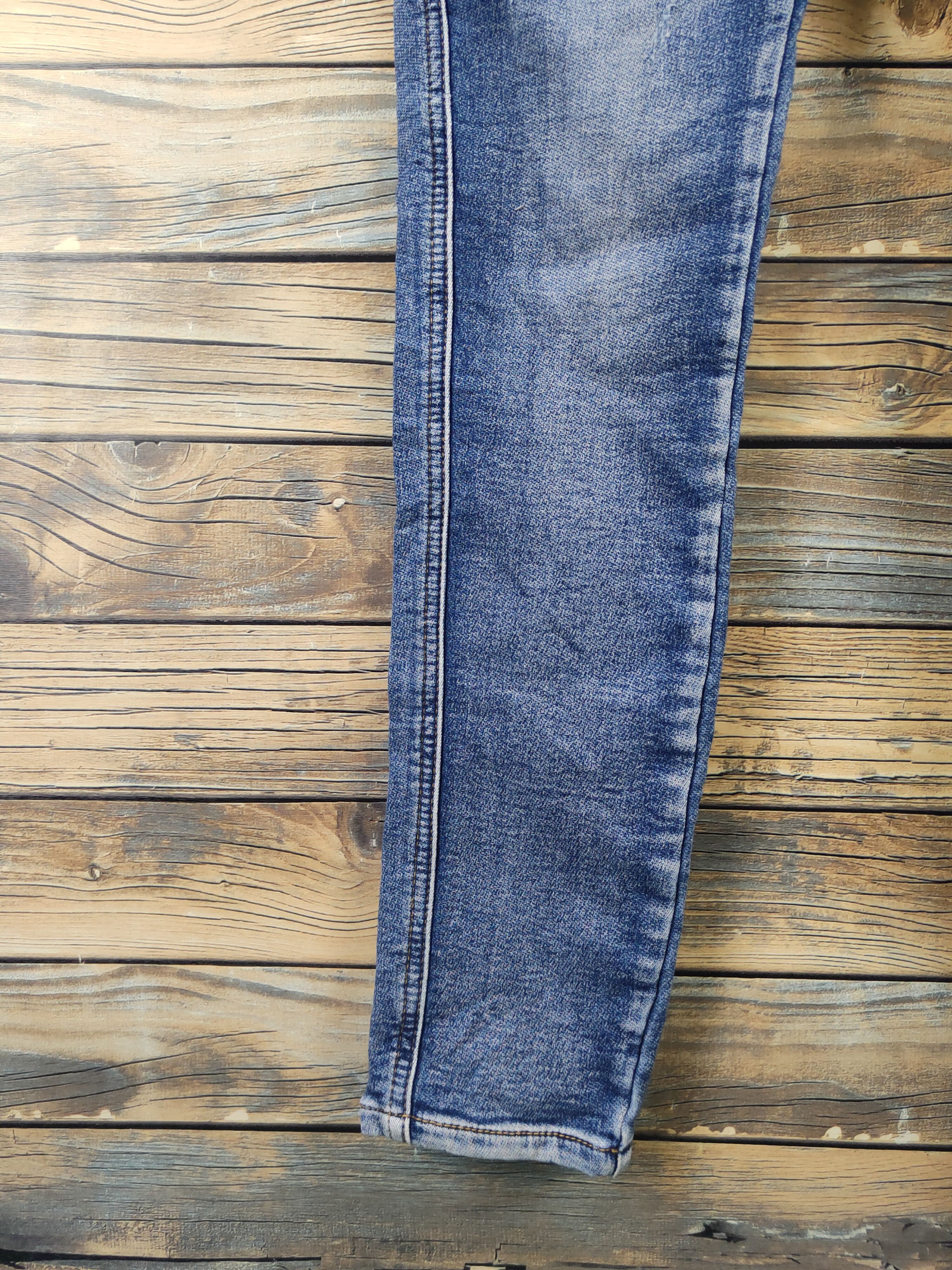 Japanese Brand × Vintage Vintage Nono Dark Blue Adjustable Strap Denim Jumpsuits Size 29" - 7 Thumbnail