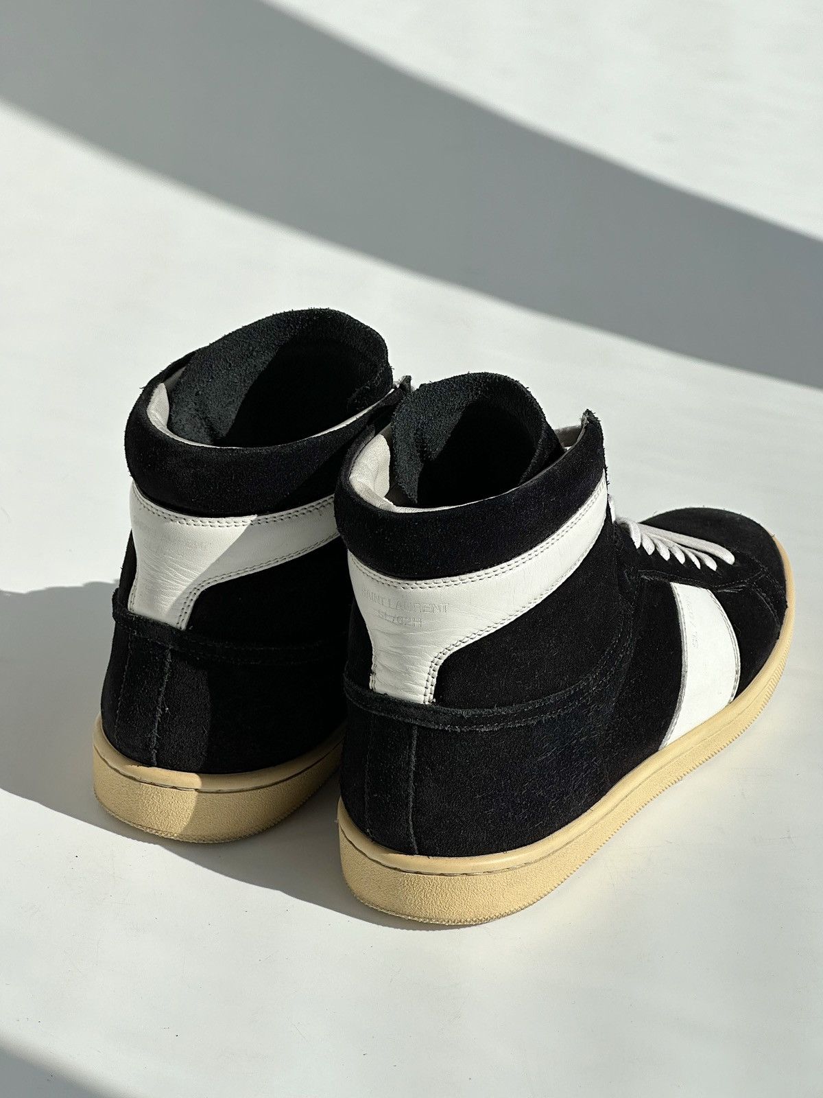 Saint Laurent Paris *sz36* SAINT LAURENT Hedi Slimane Suede Sneakers Black logo Size US 6 / IT 36 - 9 Thumbnail