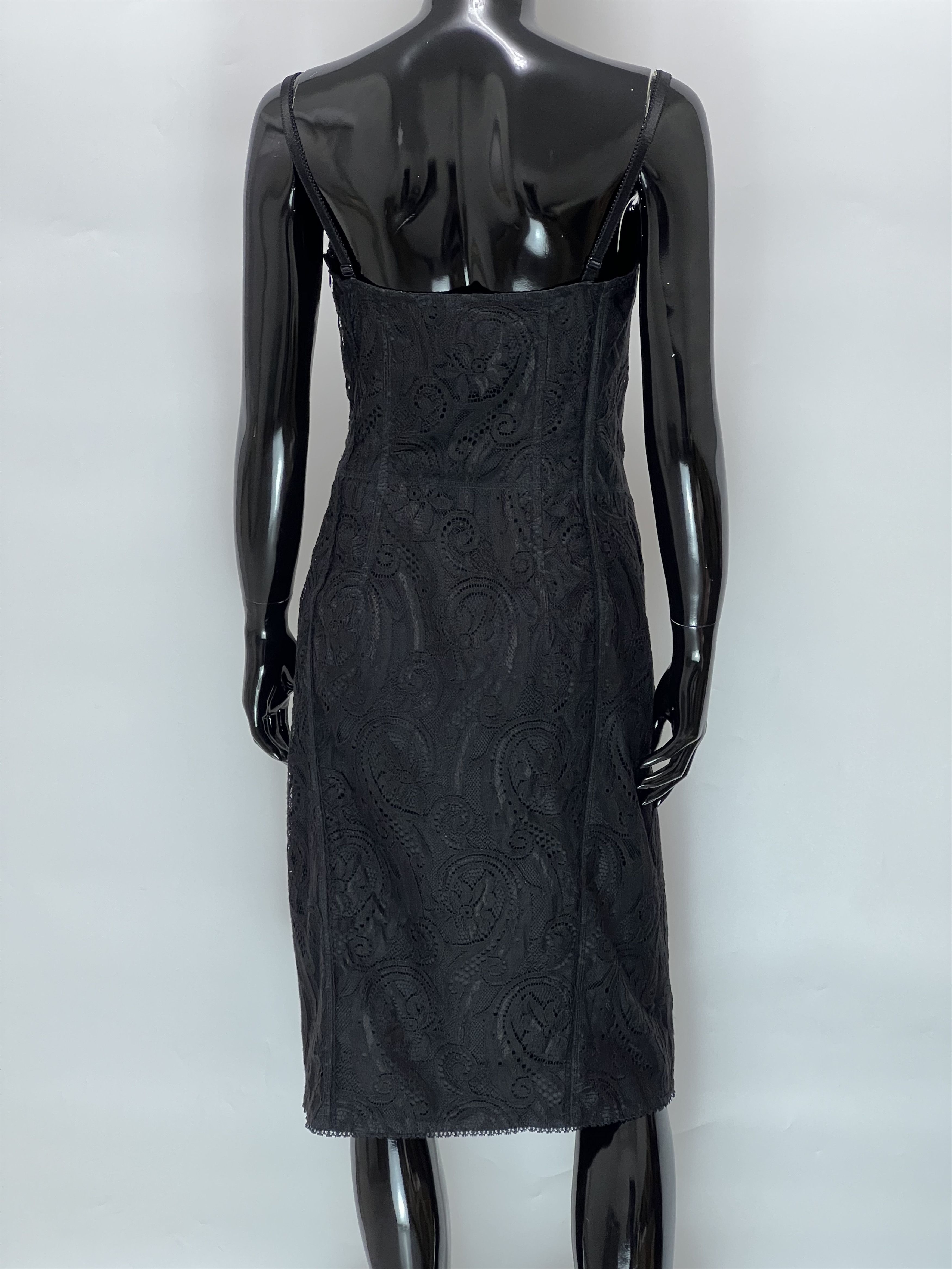Dolce & Gabbana Dolce & Gabbana Lace Sexy Boned Corset Bustier Midi Dress Size M / US 6-8 / IT 42-44 - 3 Thumbnail