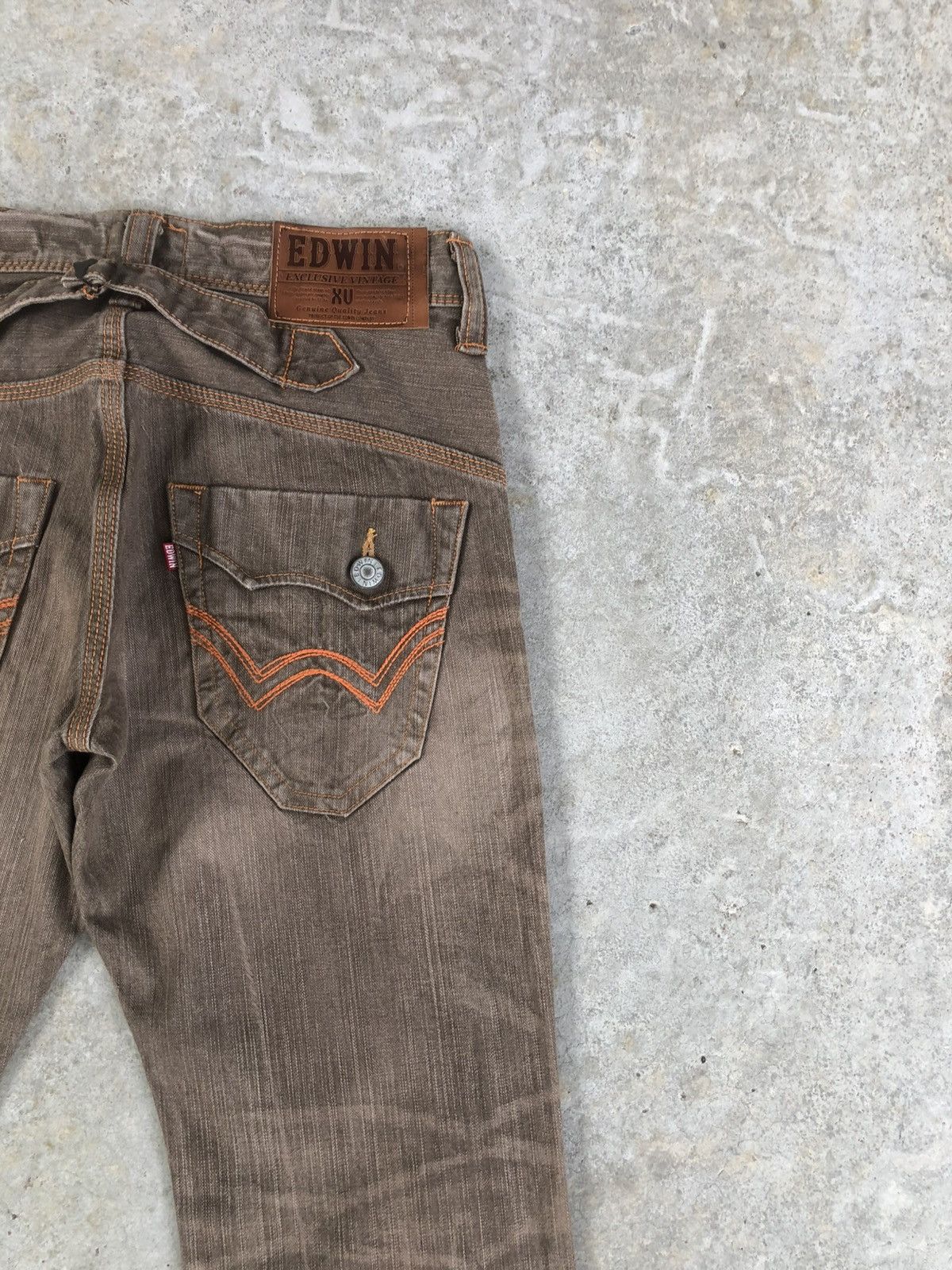 If Six Was Nine Japanese Edwin Exclusive Flared Jeans Distressed Bootcut Size US 31 - 10 Thumbnail