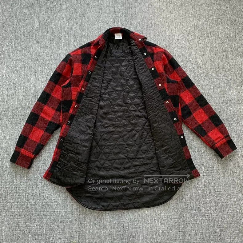Vetements Vetements Red Plaid Flannel Coat Size US S / EU 44-46 / 1 - 7 Thumbnail