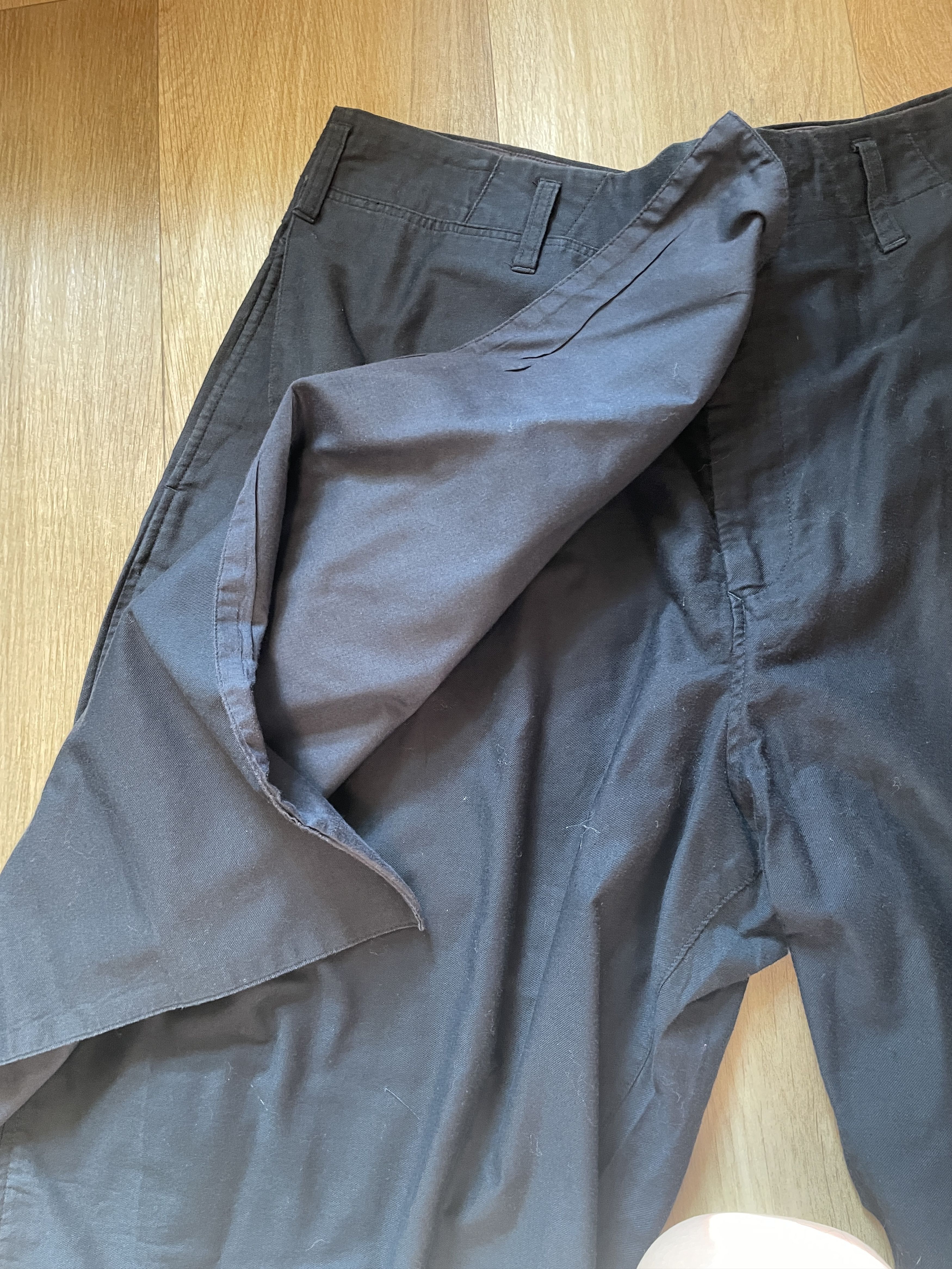 Yohji Yamamoto Yohji Yamamoto Pour Homme SS17 Runway Layered Cropped Pants Size US 36 / EU 52 - 10 Thumbnail