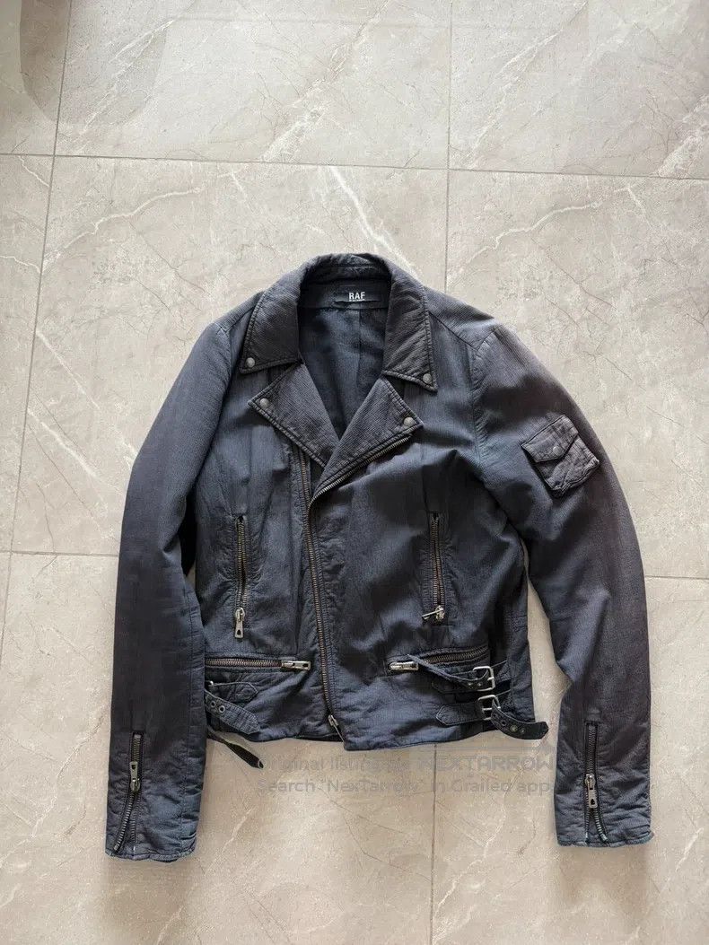 Raf Simons Raf Simons SS06 Waxed cotton Moto Jacket 2006 | Grailed
