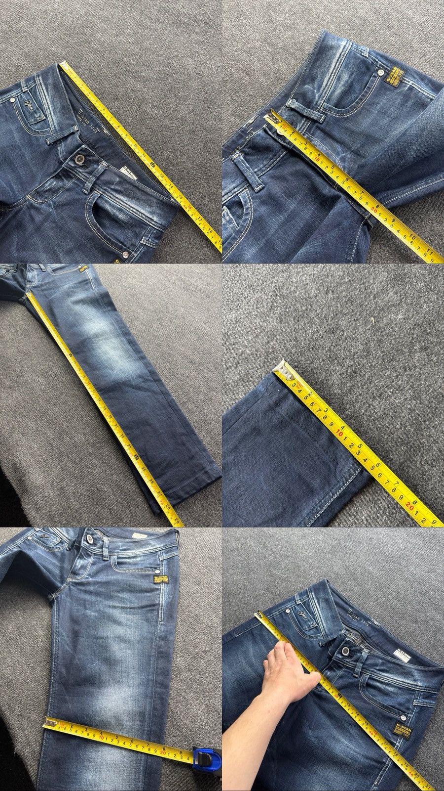 G-Star ⚡️Y2K Vintage G-Star RAW 3301 Slim Denim Jeans Dark Wash Size 31" - 18 Thumbnail