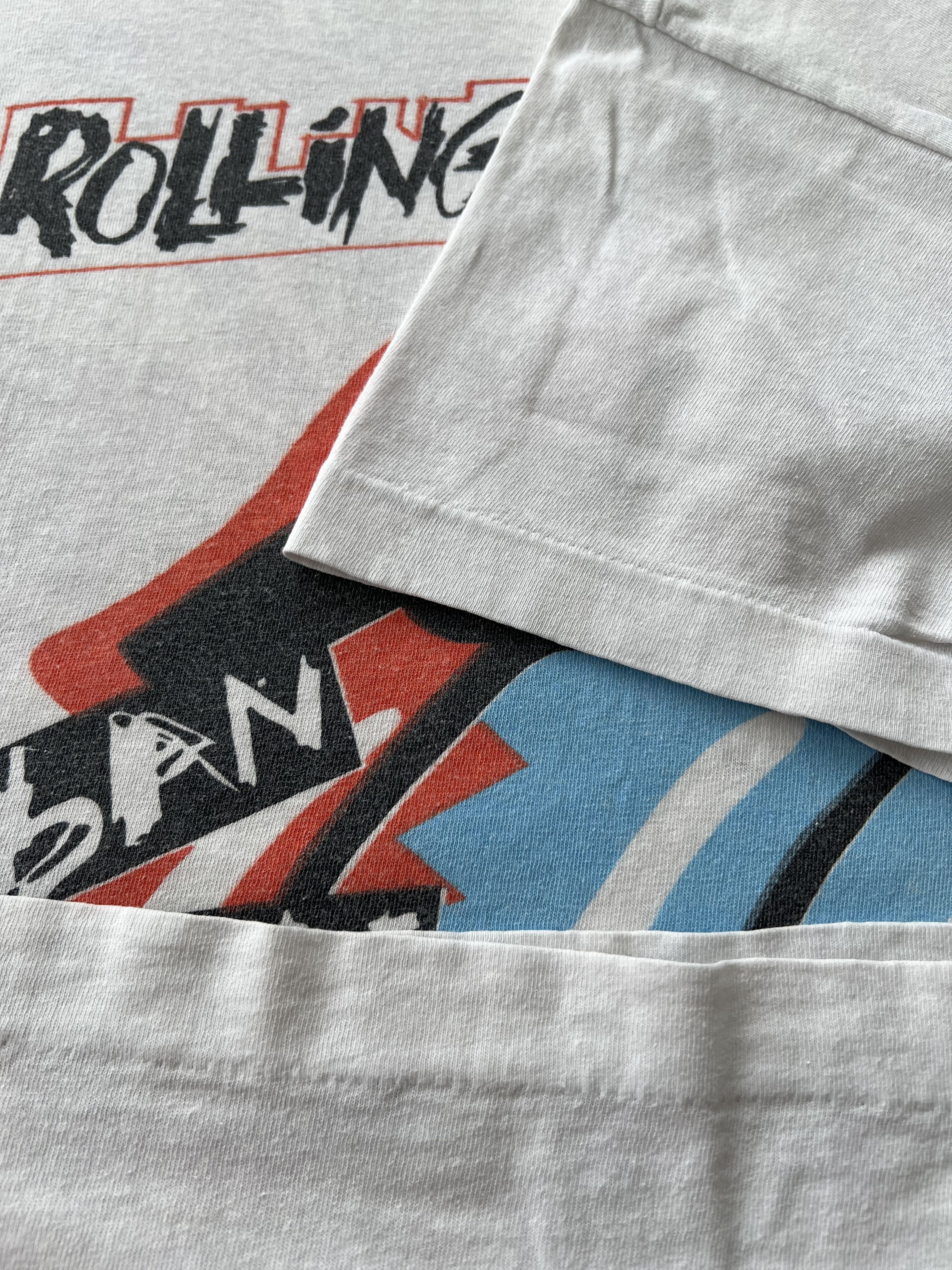 Band Tees Vintage 1990 The Rolling Stones Urban Jungle White T-shirt Size US M / EU 48-50 / 2 - 6 Thumbnail