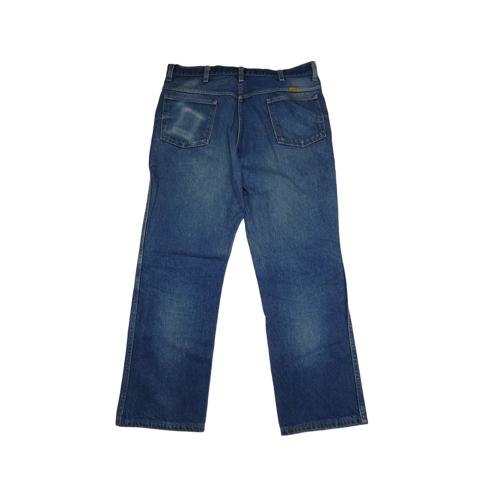 Rustler vintage men's Rustler Jeans, 38x30, dark wash, very worn in! Size US 38 / EU 54 - 2 Thumbnail