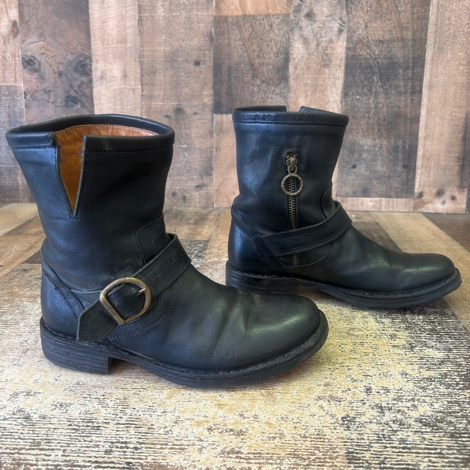 Fiorentini + Baker Fiorentini Baker Side Zip Black Ankle Boots Womens 5 Size US 5 / IT 35 - 12 Thumbnail