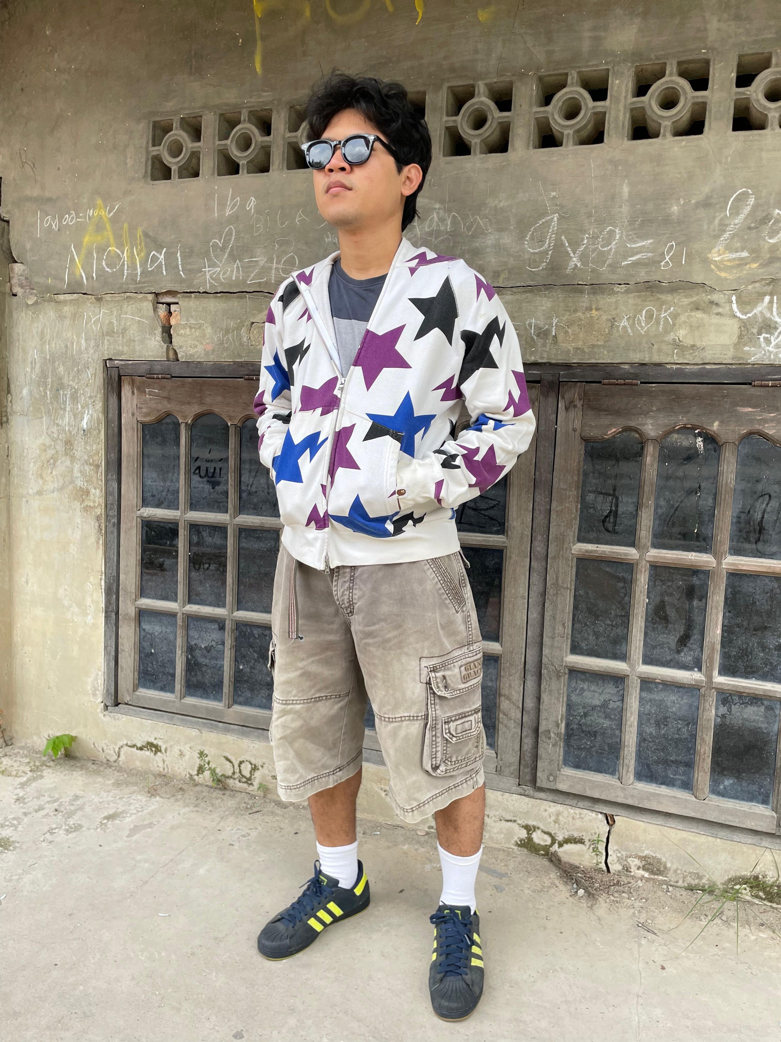 Bape Bape Hong Kong Sta Pattern Full Zip Hoodie Size US M / EU 48-50 / 2 - 4 Thumbnail