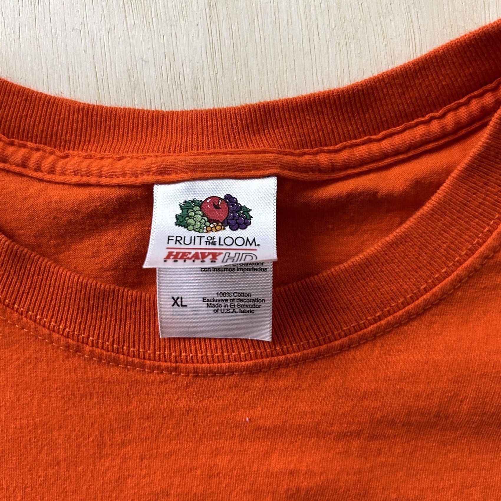 Fruit Of The Loom Fruit of the Loom Shirt Mens XL Orange Shock Top Belgian White Beer Graphic T-Shirt Size US XL / EU 56 / 4 - 3 Thumbnail
