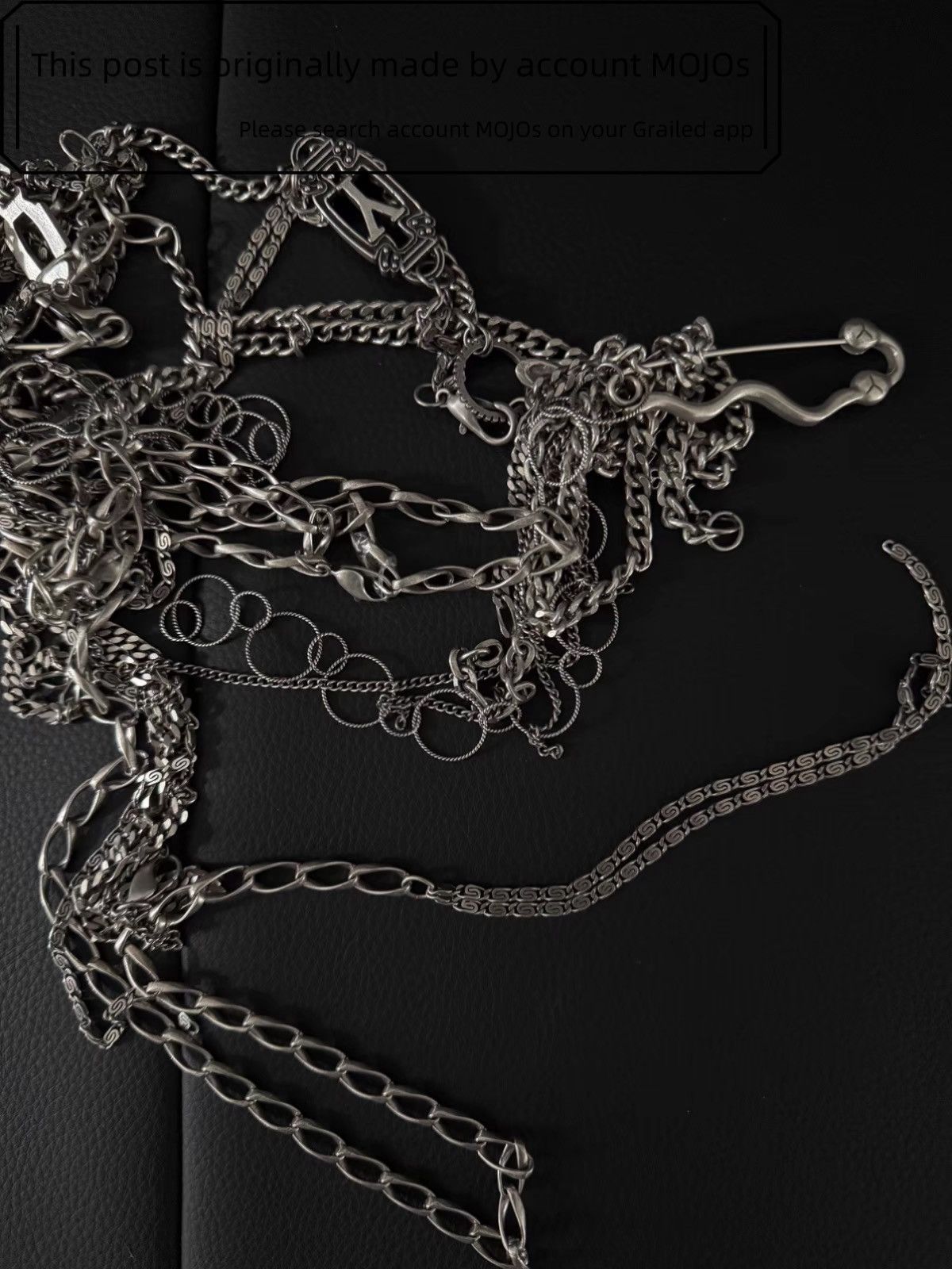 Yohji Yamamoto Yohji Yamamoto 23AW Waist Pocket Chain Silver mojos1940 Size ONE SIZE - 5 Thumbnail