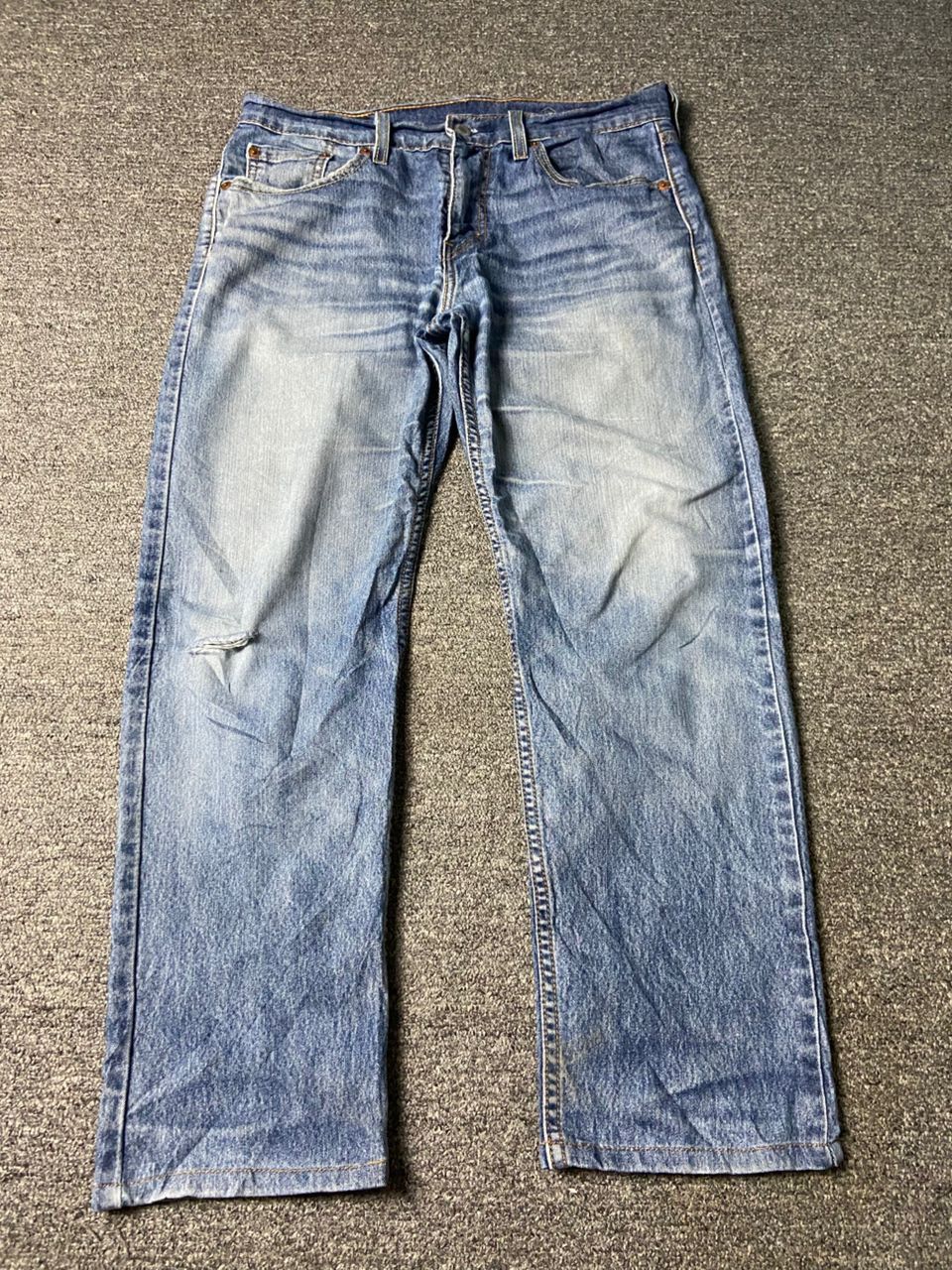 Levi's Levis Strauss Co. 502 Distressed Denim Jeans (154) Size US 32 / EU 48 - 1 Thumbnail
