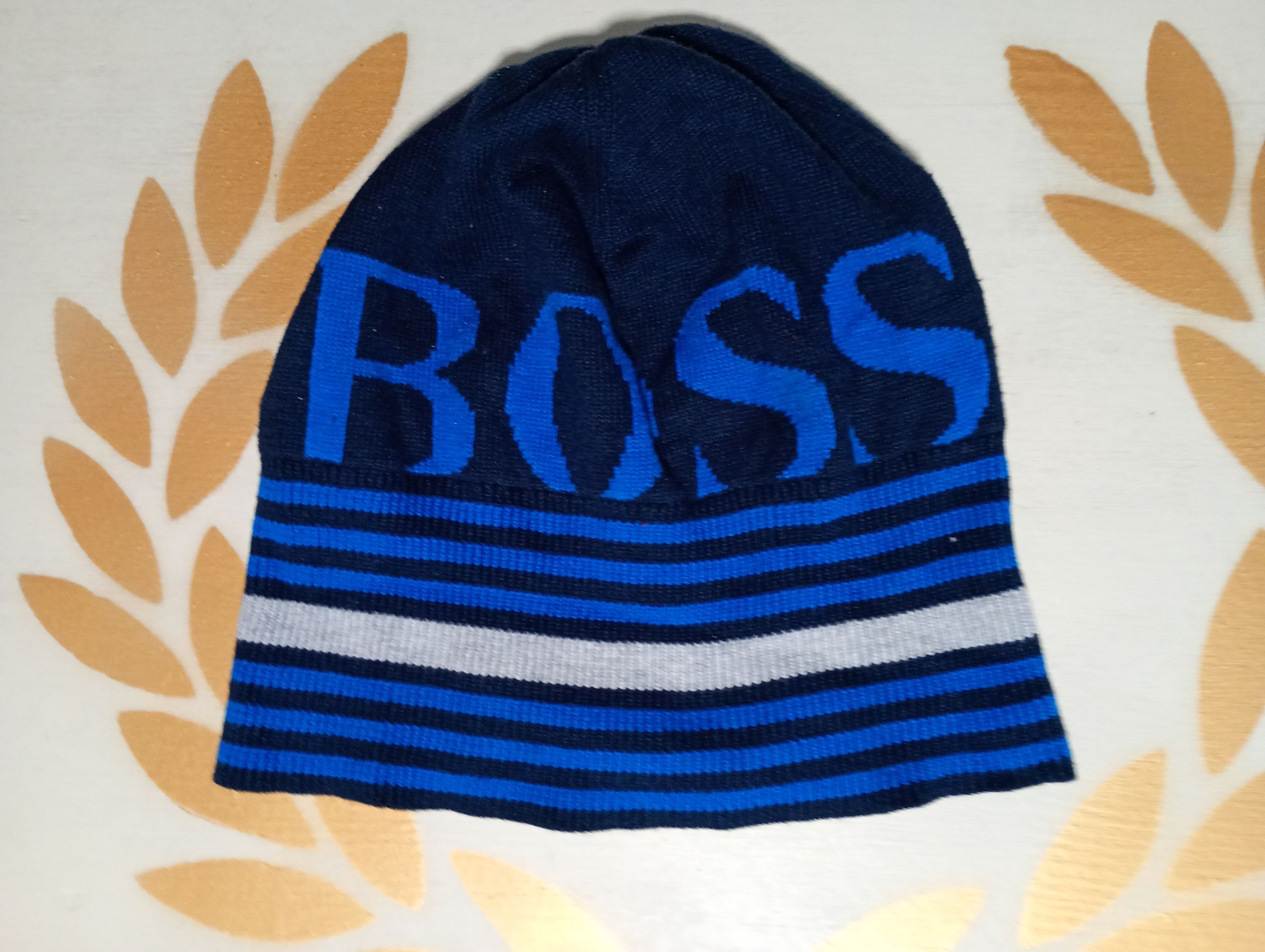 Designer × Hugo Boss Hugo Boss Beanie Hat Size ONE SIZE - 5 Thumbnail
