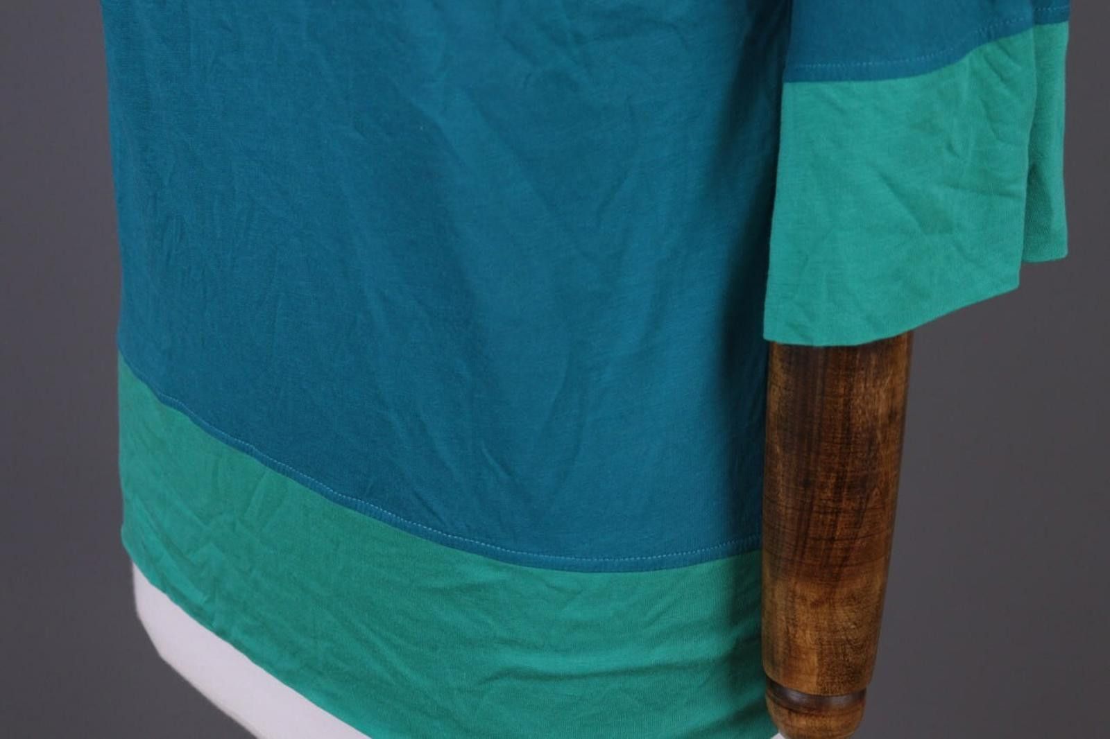 Designer Toast Blue 3/4 Sleeve Relaxed Summer Blouse Shirt Size 8 Size M / US 6-8 / IT 42-44 - 8 Thumbnail