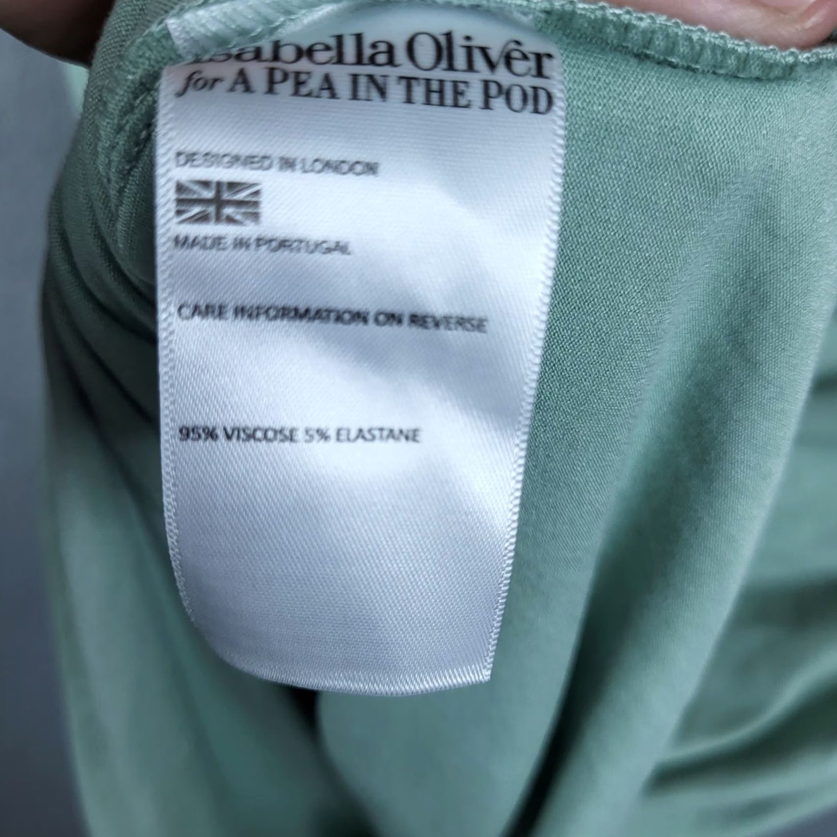 Vintage Isabella Oliver Dress Womens 1 Green for Pea the pod Women Brunswick Maternity Size Size XS / US 0-2 / IT 36-38 - 3 Thumbnail