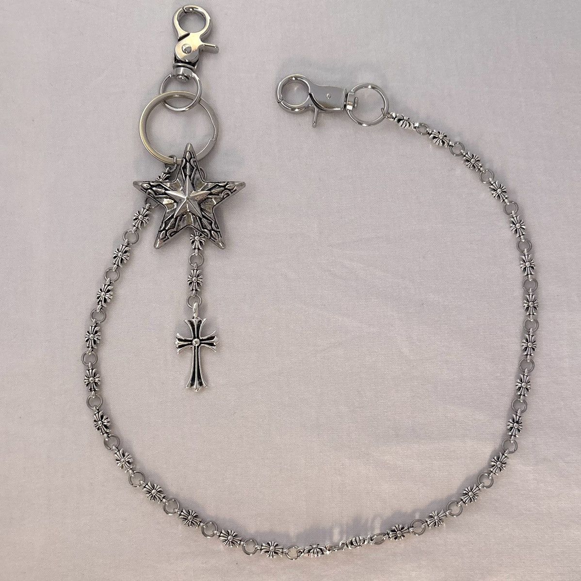 Other Pentagram Star Cross Pants Chain for Men Women,Jeans Chain Size ONE SIZE - 6 Thumbnail