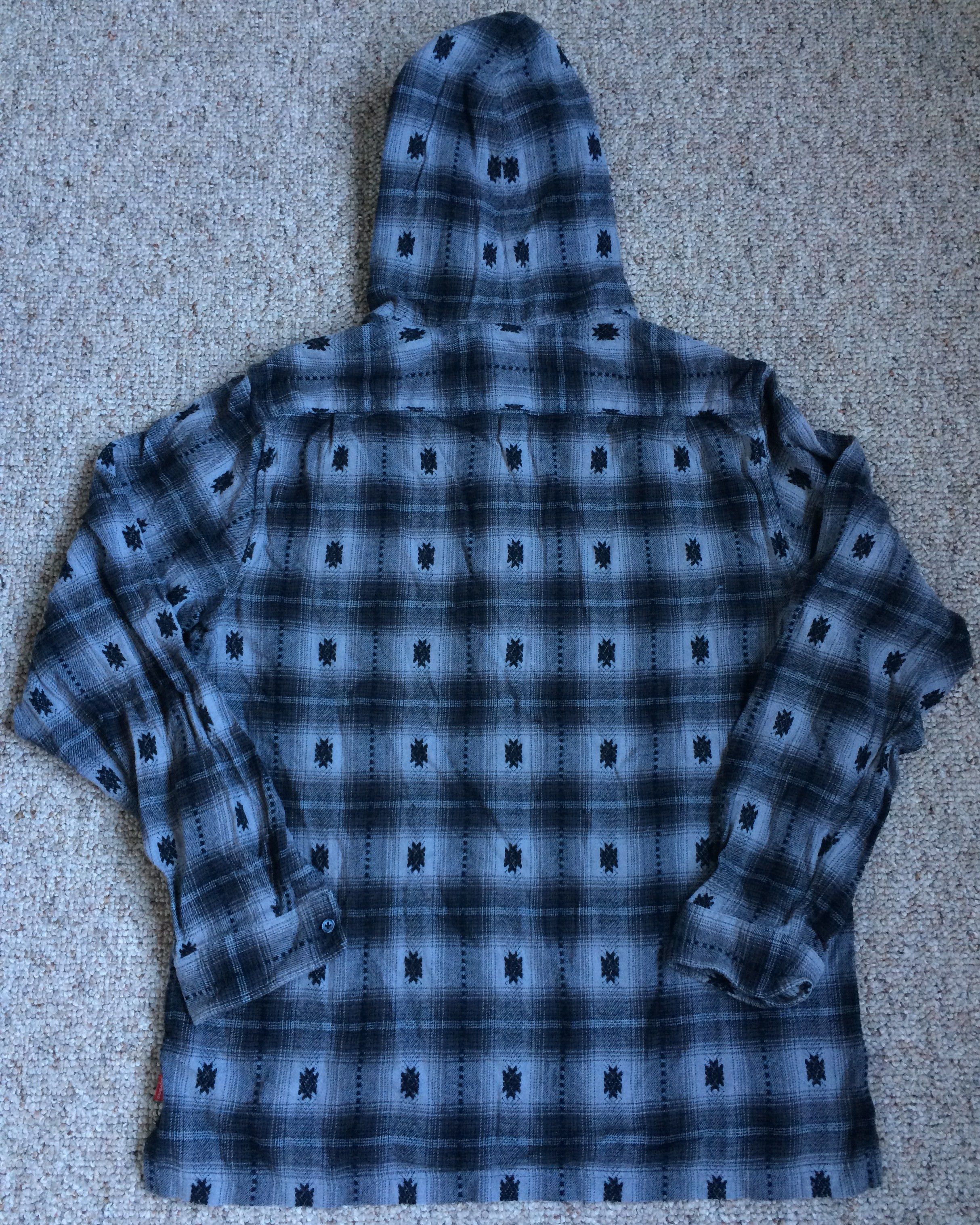 Supreme F/W 2014 Supreme Shadow Plaid Hooded Flannel Size US L / EU 52-54 / 3 - 5 Thumbnail