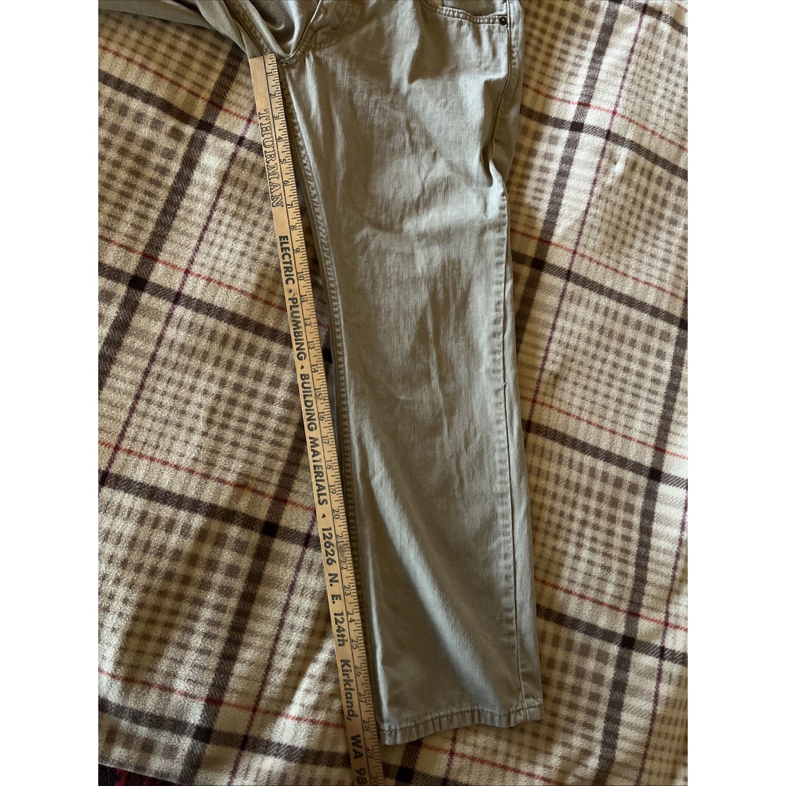 Levi's Levi Men's 559 Relaxed Straight Khaki Pants 32x29 White Tab Size US 32 / EU 48 - 7 Thumbnail