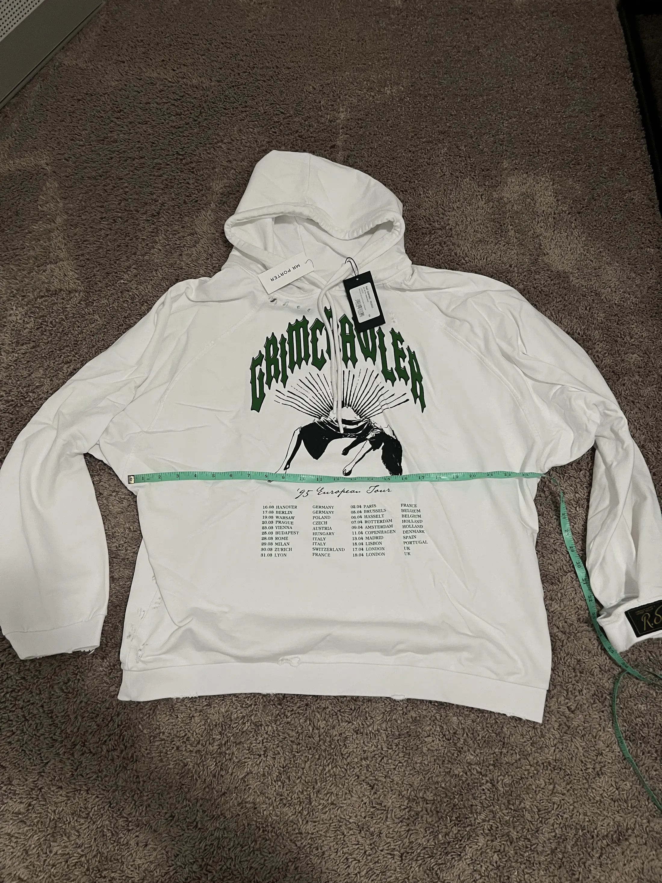 Raf Simons Raf Simons Grimcrawler Hoodie Size US XS / EU 42 / 0 - 2 Thumbnail