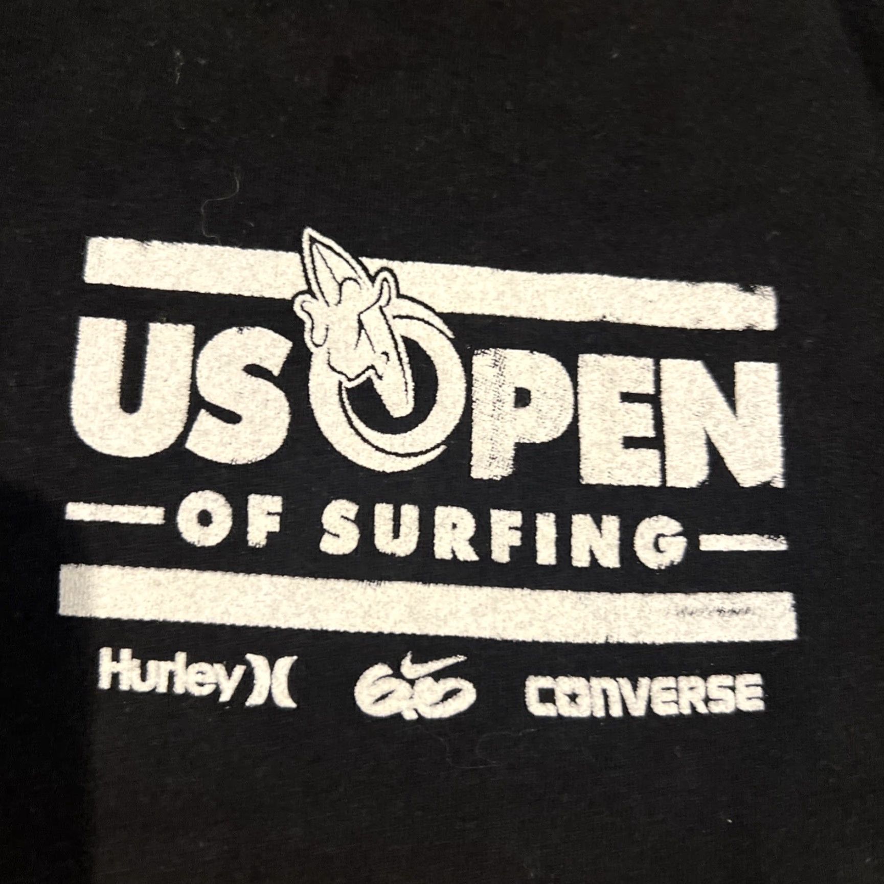 Hurley NWOT Hurley Converse Tee Shirt XL Black Surfer Graphic Print WSL US Open Huntington Beach CA Shirt Mens Size US XL / EU 56 / 4 - 3 Thumbnail