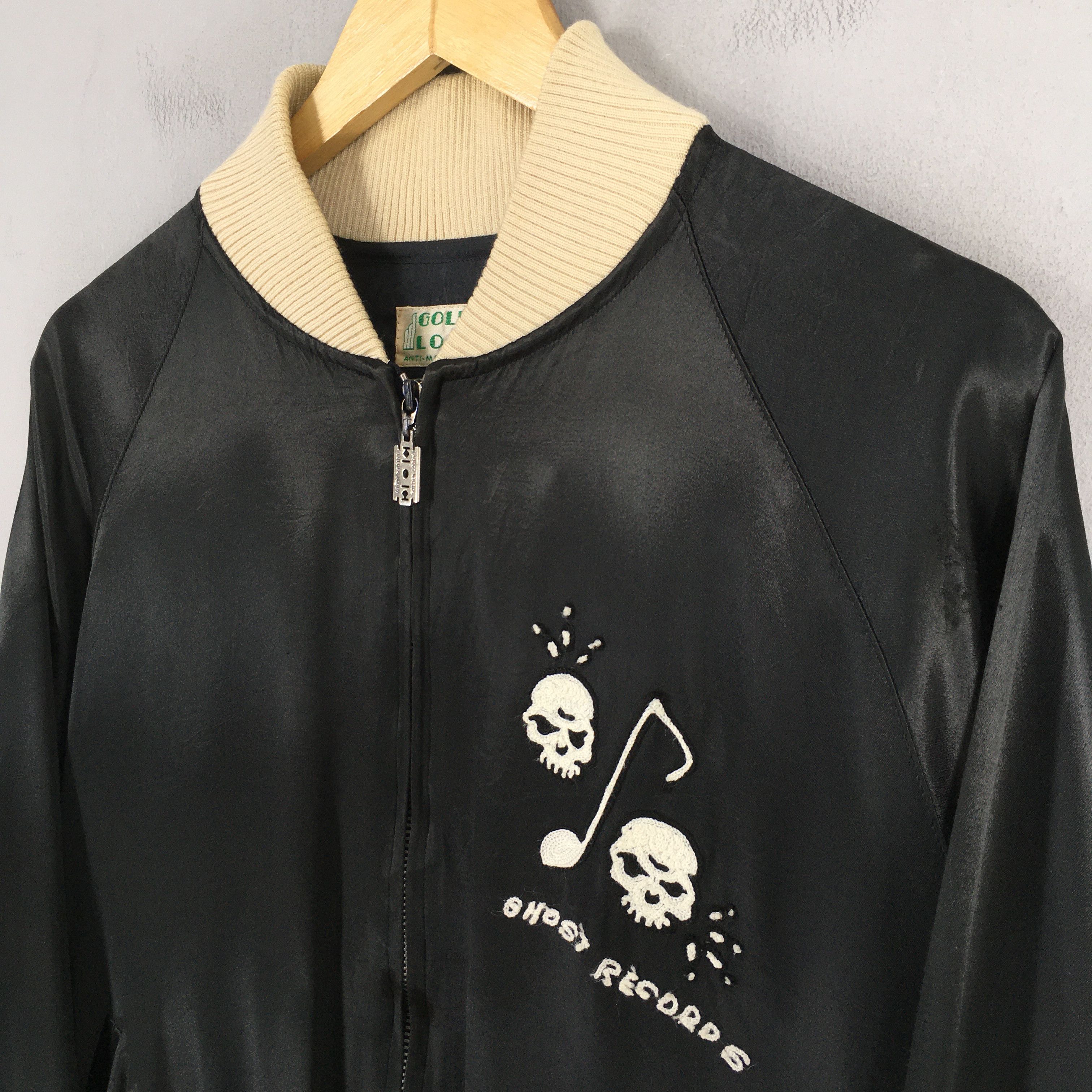 Other 90s Ghost Records Punk Label Music Sukajan Satin Jacket M Size US M / EU 48-50 / 2 - 5 Thumbnail