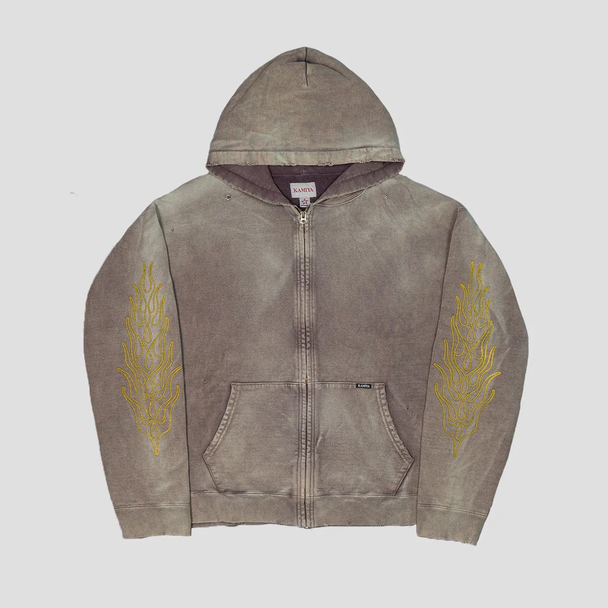 Kamiya ROPE FUEGO ZIP-UP HOODIE size LM