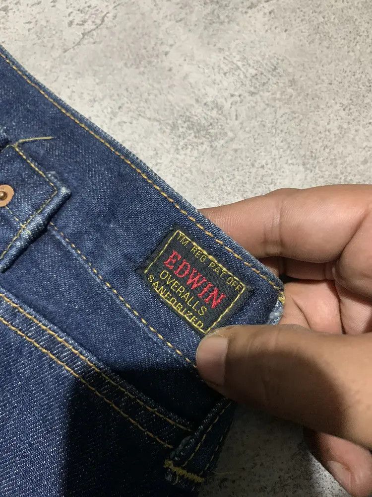 Edwin Redline Vintage Edwin buckle back sanforized selvedge jeans Size US 30 / EU 46 - 9 Thumbnail