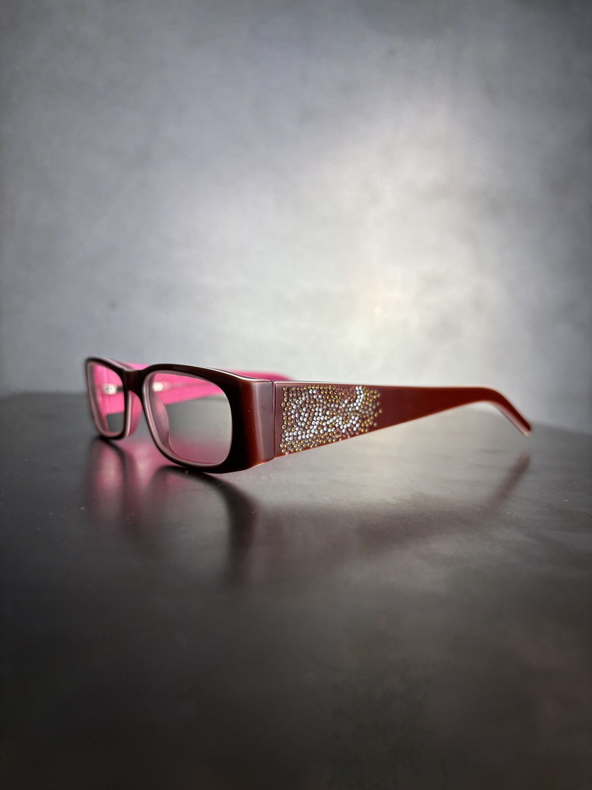 Dolce & Gabbana 2000s Dolce & Gabbana Glasses Frames Vintage Designer Strass Size ONE SIZE - 2 Thumbnail