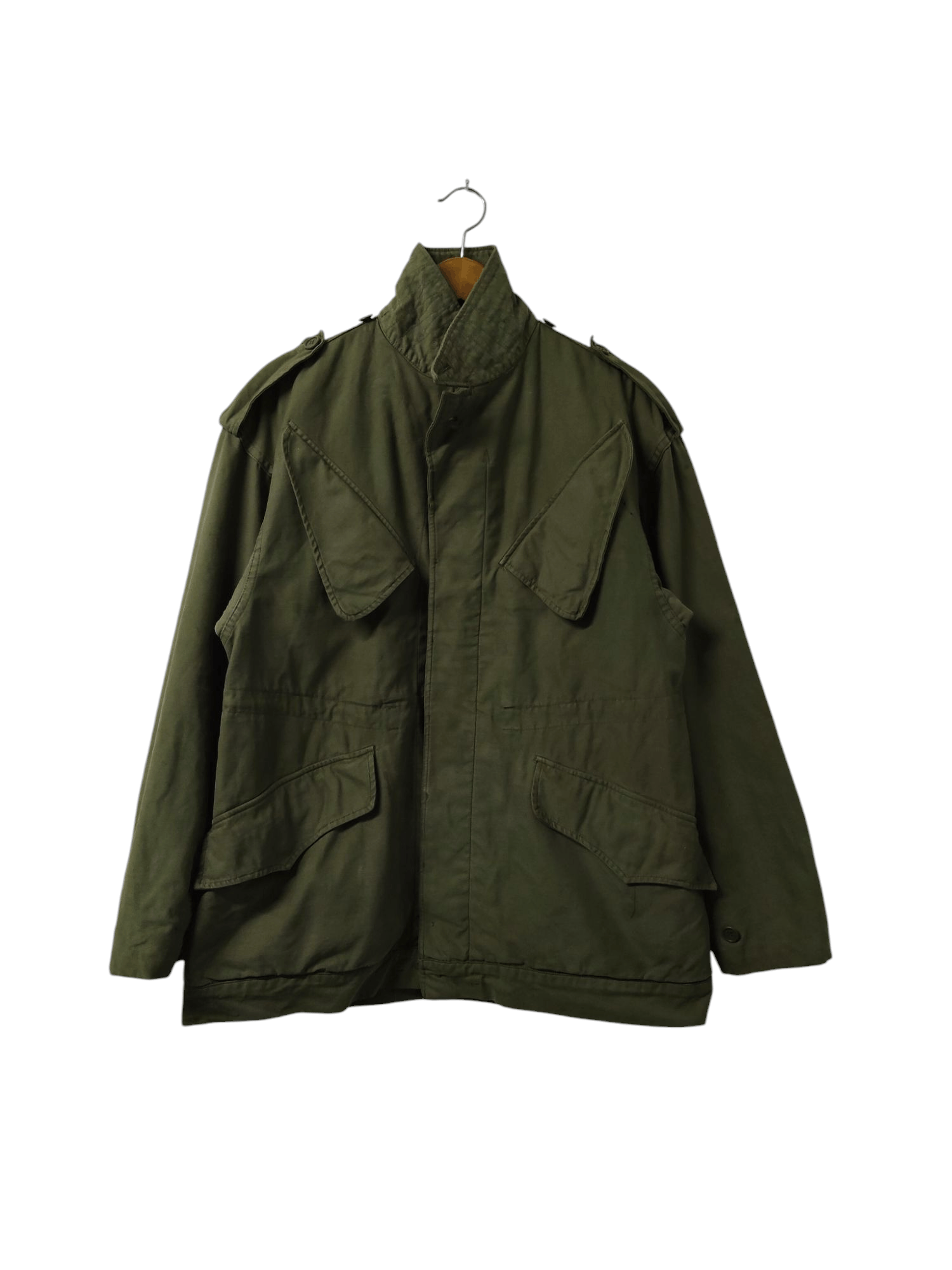 Vintage vintage 70s dutch military seyntex jacket Size US L / EU 52-54 / 3 - 1 Thumbnail