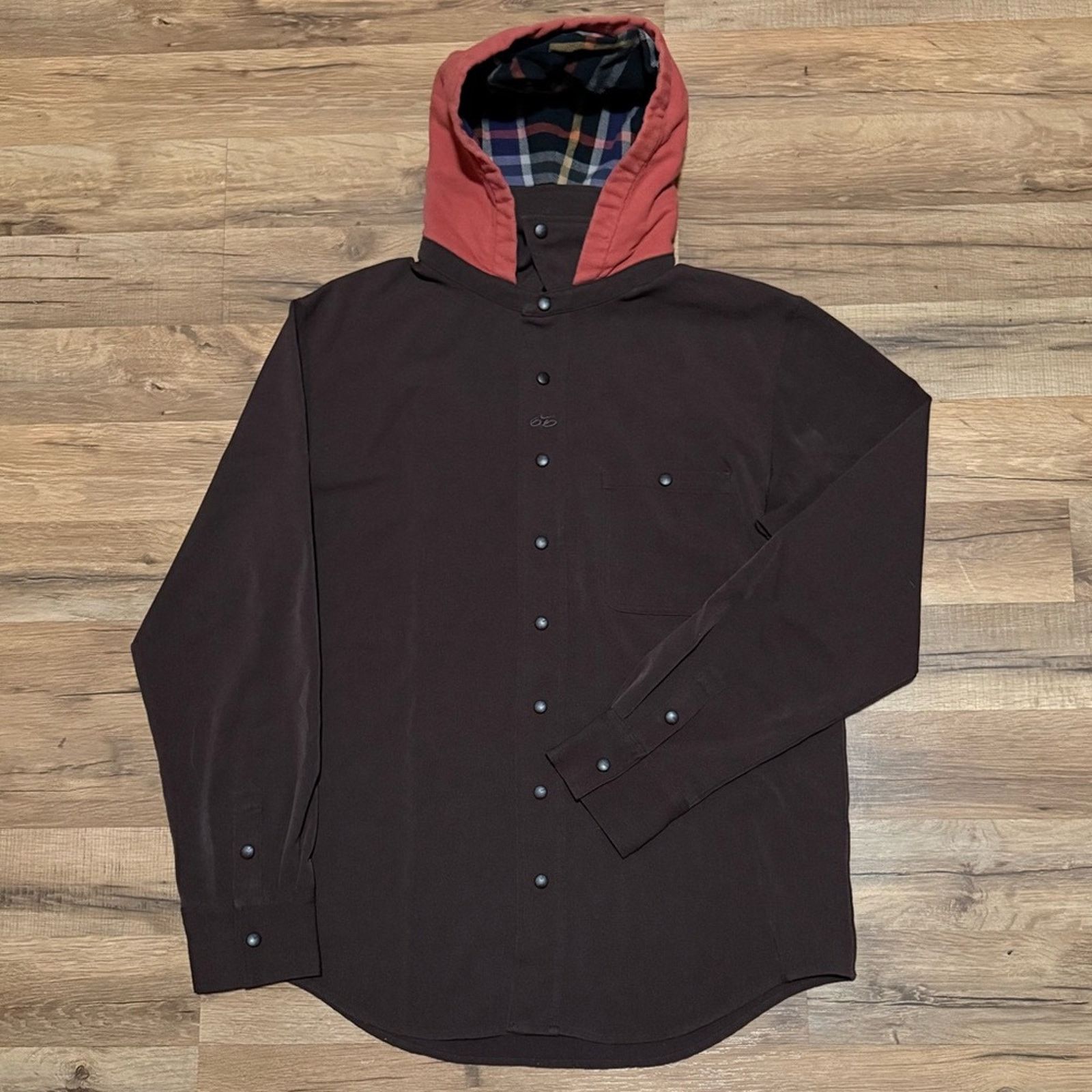 Nike Y2K Nike 6.0 Center Swoosh Button Up Long Sleeve Hoodie Size US M / EU 48-50 / 2 - 3 Thumbnail