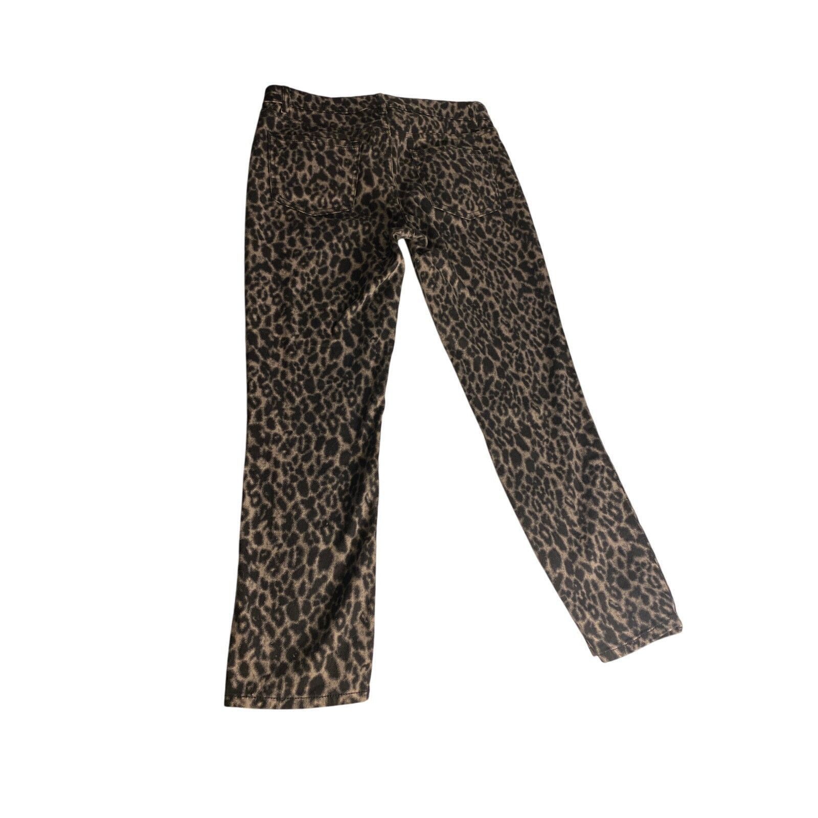 Apt. 9 Y2K Animal Print Capri Pants Leopard Straight Leg APT. 9 10 Size 32" / US 10 / IT 46 - 5 Thumbnail