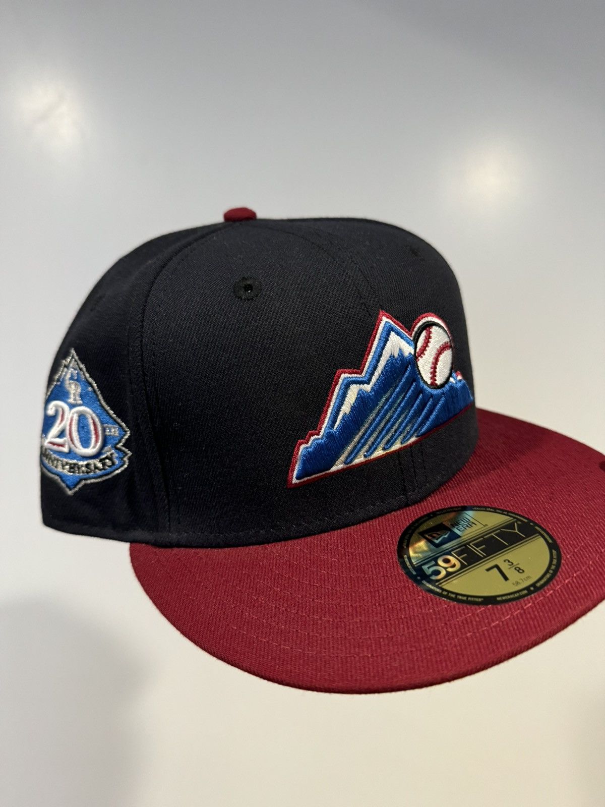 Hat Club × MLB × New Era Hatclub Exclusive Crosscheck Colorado Rockies Avalanche 3/8 Size ONE SIZE - 1 Thumbnail