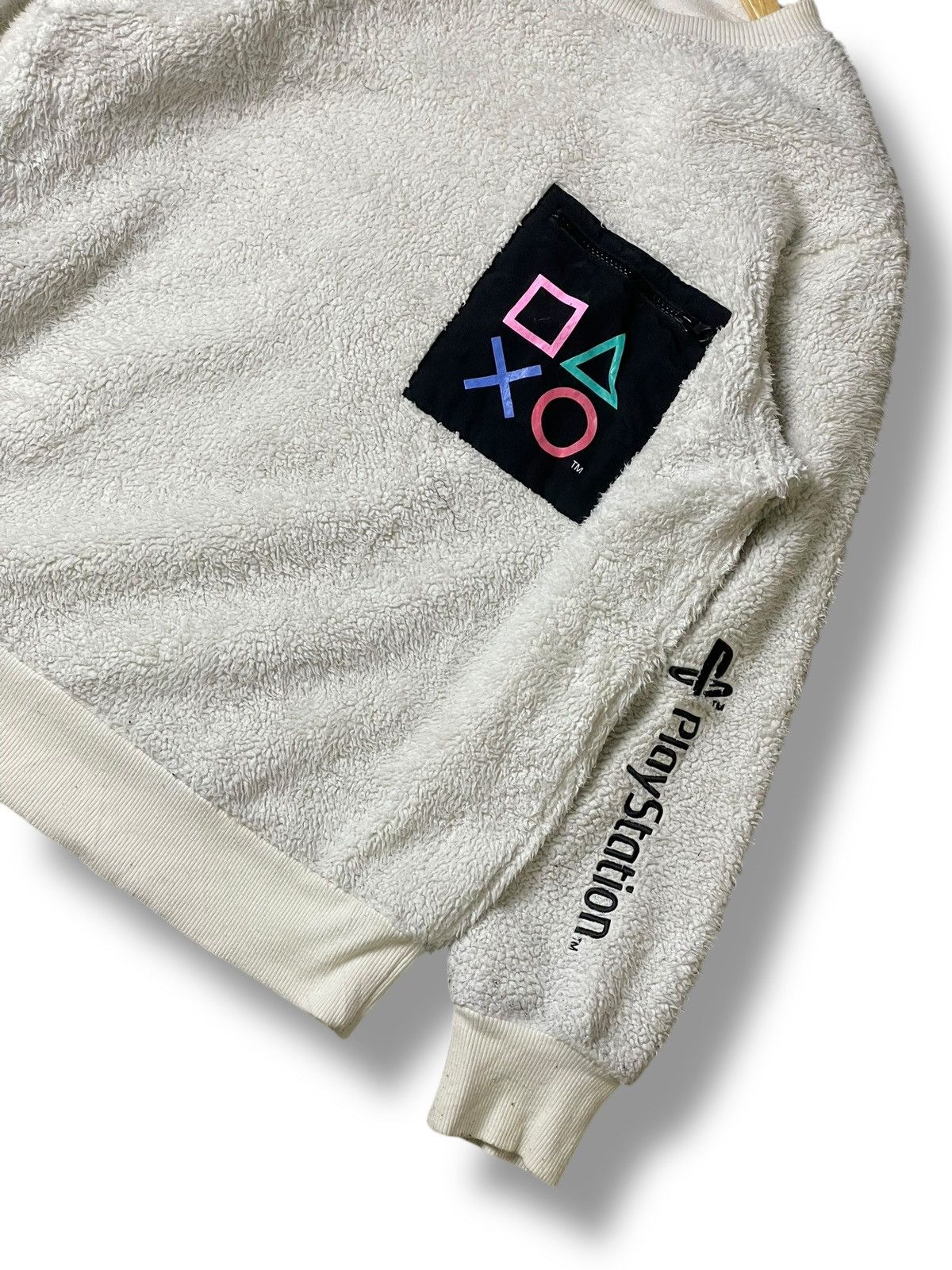 GU × Japanese Brand × Playstation GU x PlayStation Fleece Pullover Sweatshirt (106) Size US M / EU 48-50 / 2 - 2 Thumbnail