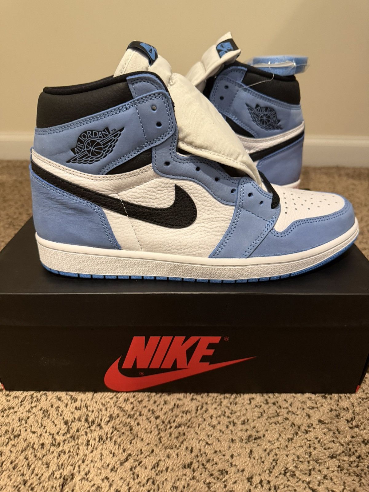 Jordan Brand Jordan 1 University Blue Size US 11 / EU 44 - 1 Thumbnail