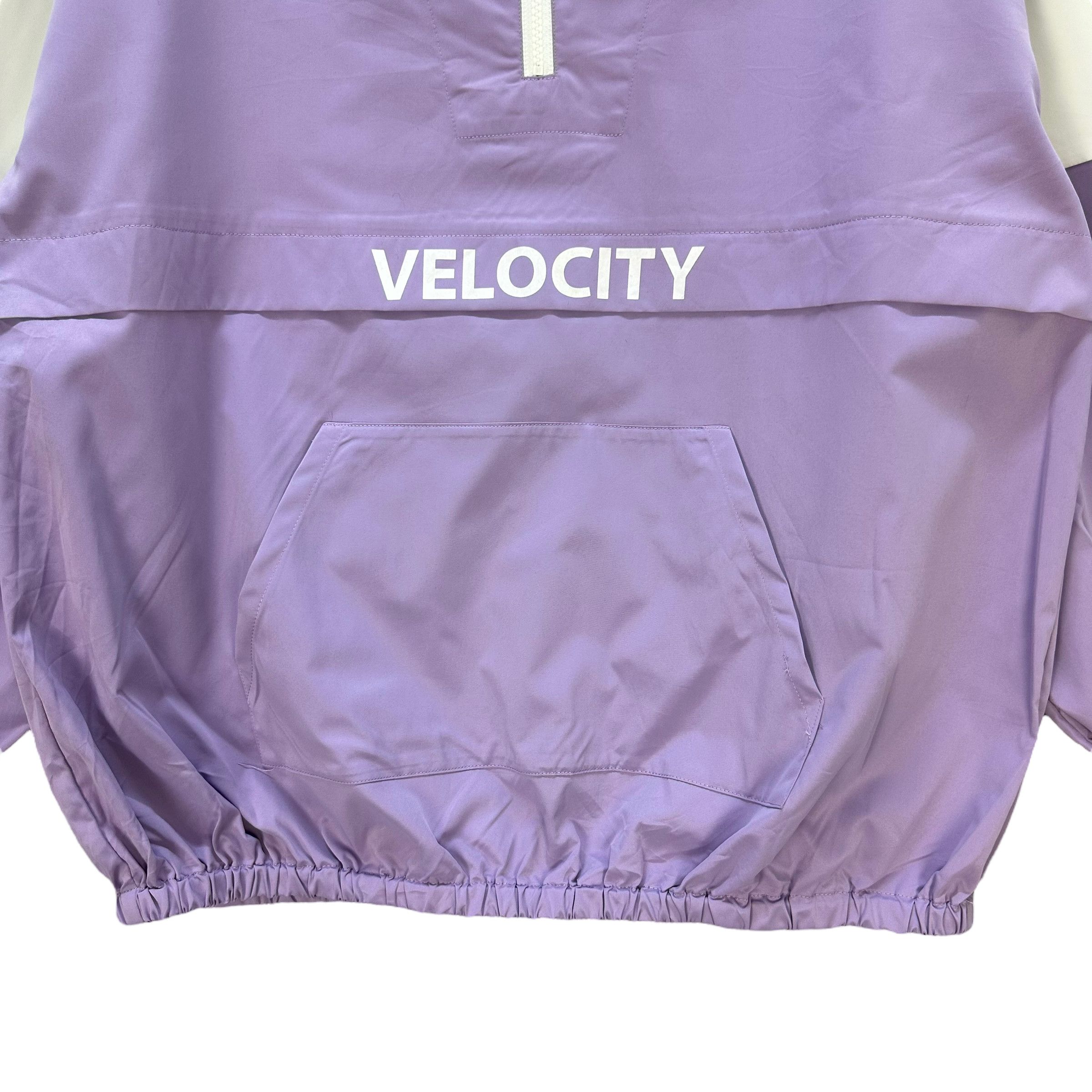 Japanese Brand VELOCITY LOGO HALF ZIP PURPLE PULLOVER JUMPER #8360-005 Size US XL / EU 56 / 4 - 3 Thumbnail