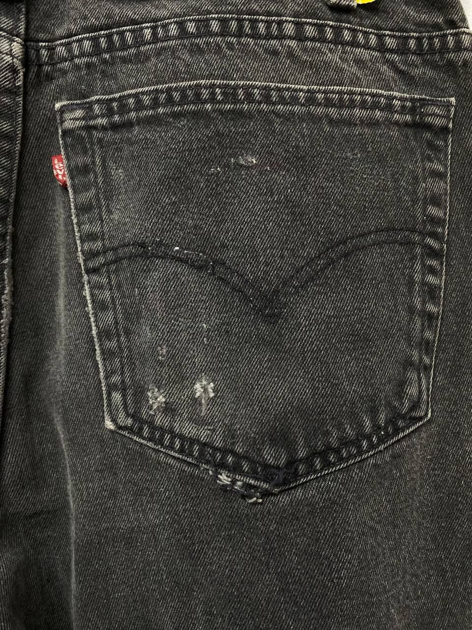 Levi's vintage levis 550 superblack denim nice design Size US 36 / EU 52 - 7 Thumbnail