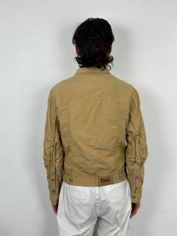 Dolce & Gabbana AW2004 Dolce & Gabbana Light Beige Military Utility Jacket Size US M / EU 48-50 / 2 - 3 Thumbnail