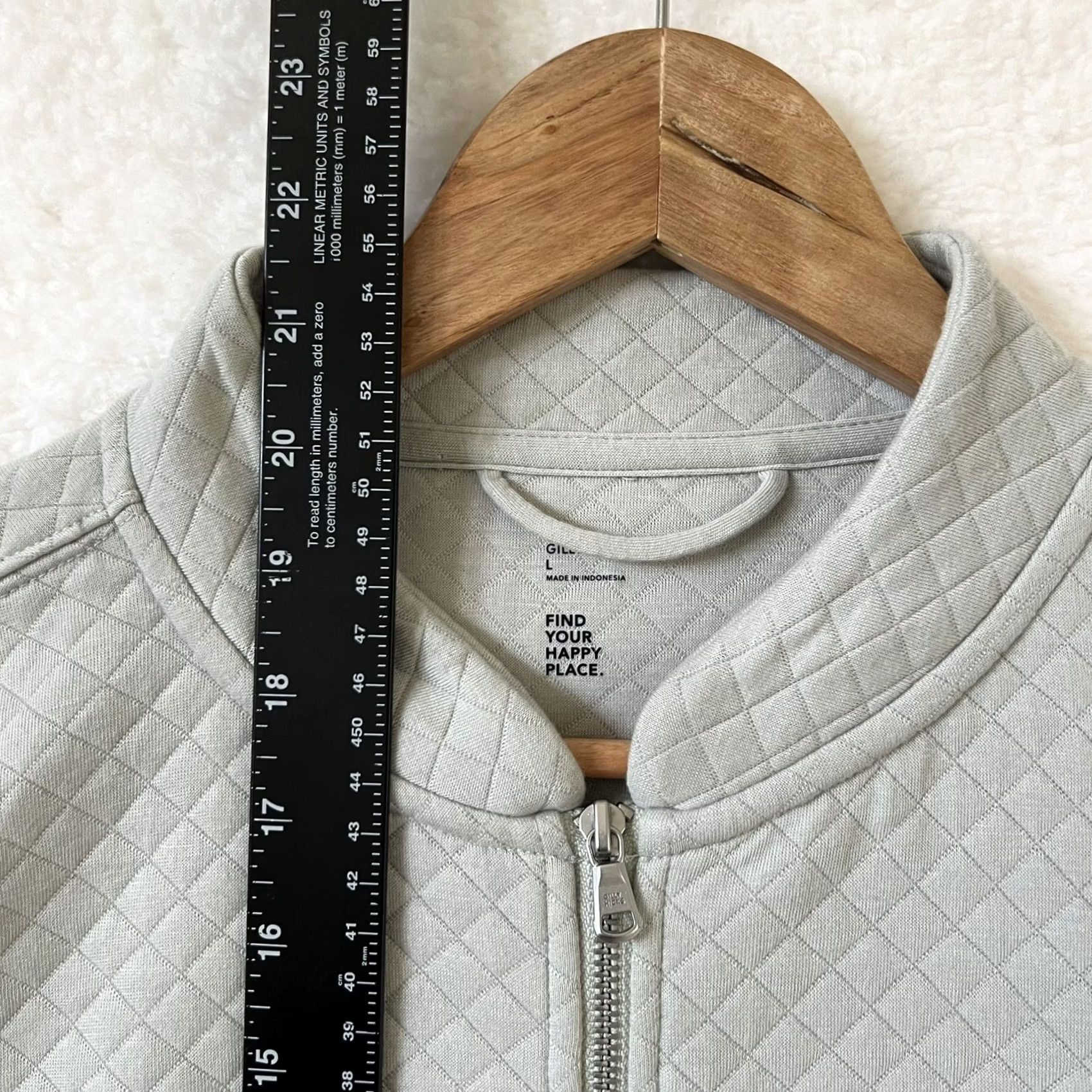 Vintage GILLY HICKS Women’s Quilted Bomber Jacket L Regular Light green Women Jacket Size L / US 10 / IT 46 - 8 Thumbnail
